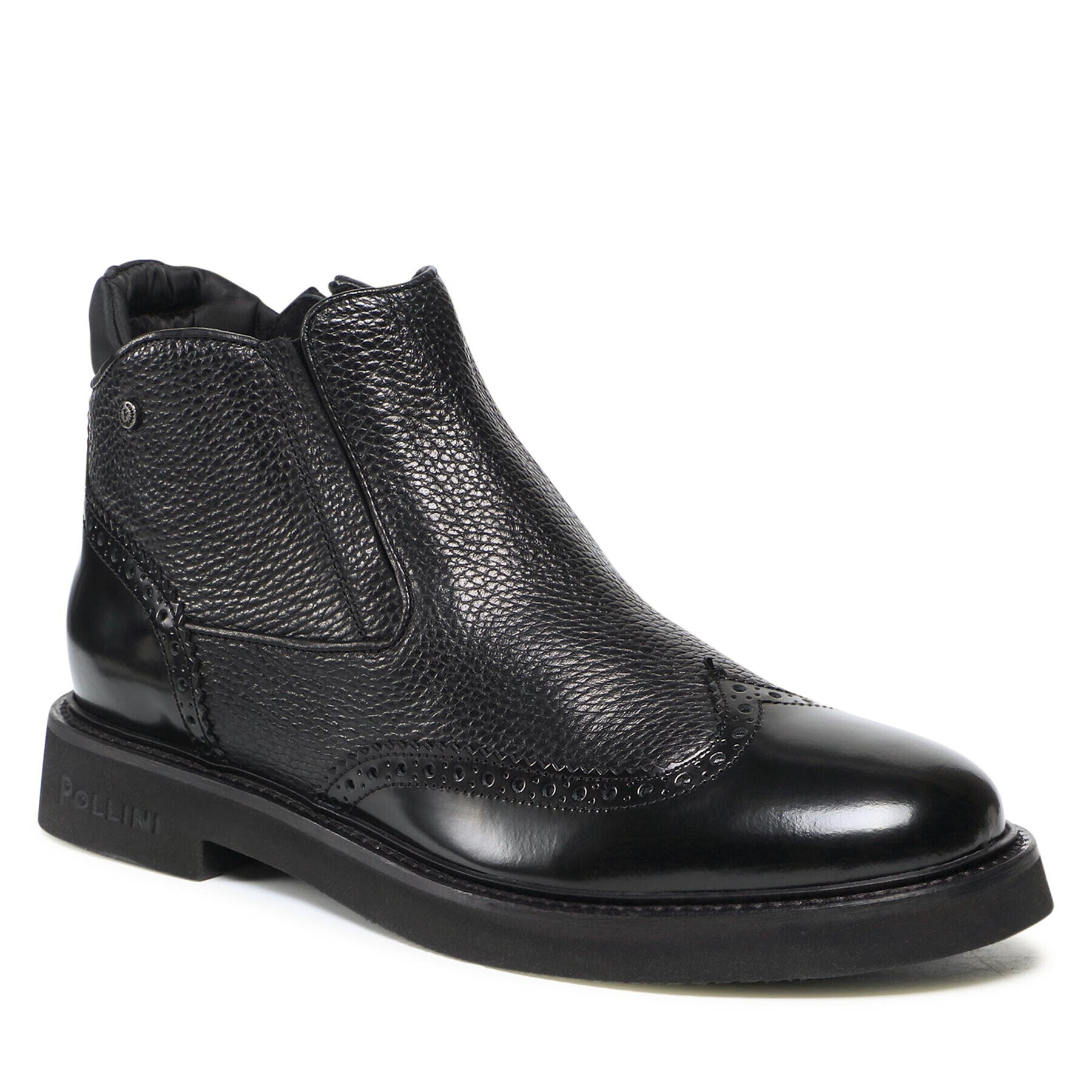 Pollini Зимни обувки SB21104H0DUH100A Черен - Pepit.bg