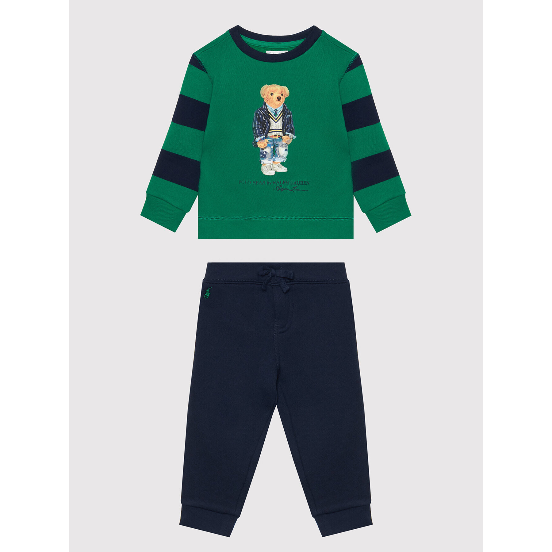 Polo Ralph Lauren Анцуг 320865747001 Зелен Regular Fit - Pepit.bg