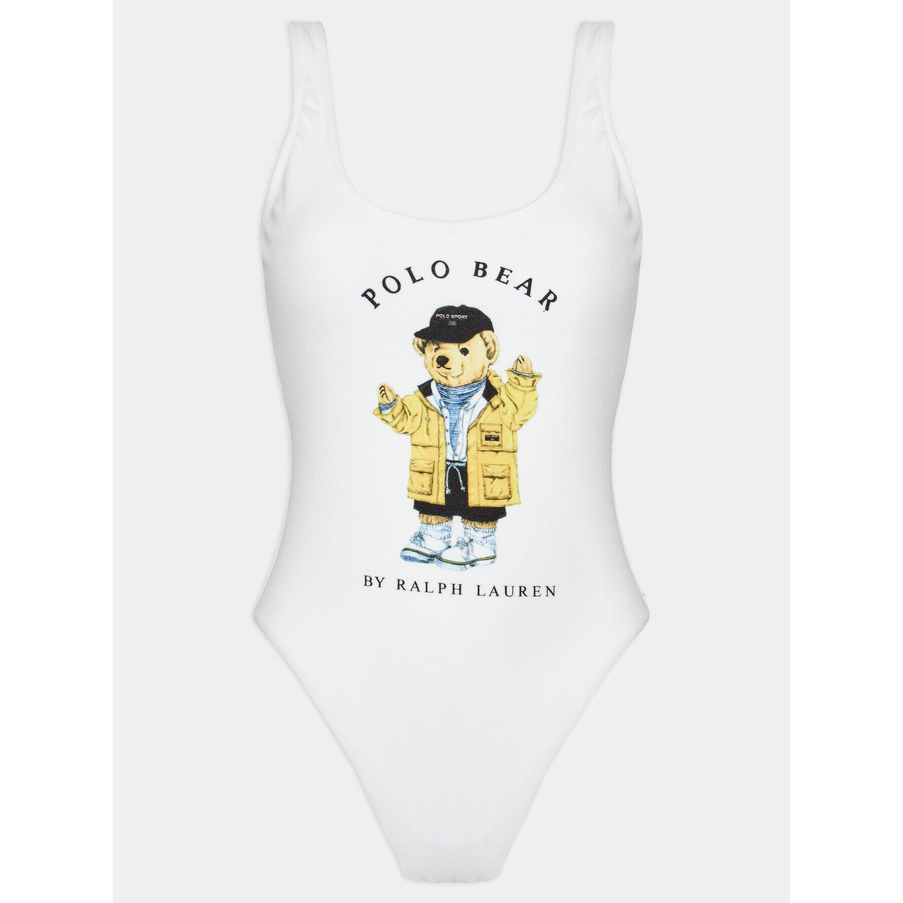 Polo Ralph Lauren Бански костюм 21490410 Бял - Pepit.bg