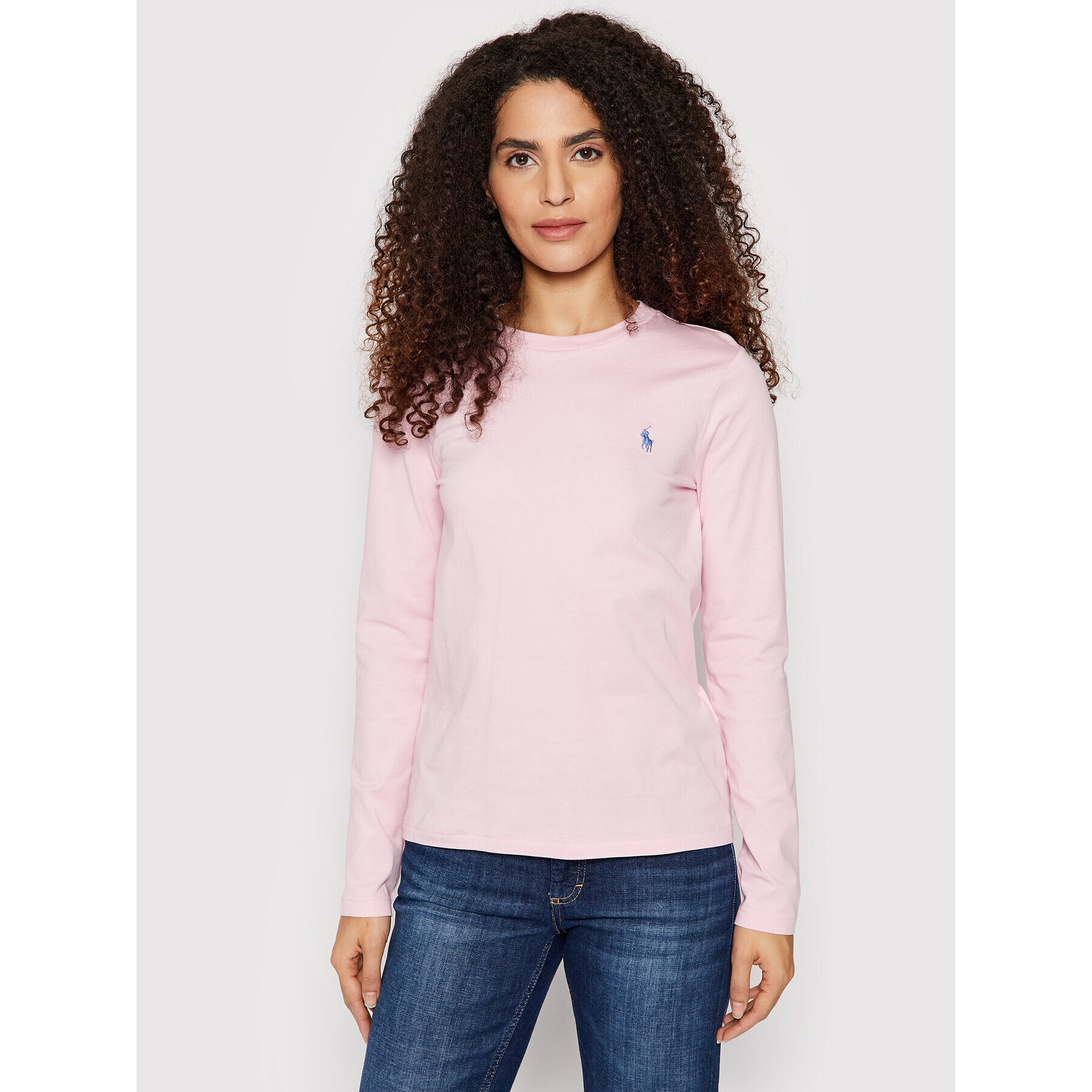 Polo Ralph Lauren Блуза 211847074012 Розов Regular Fit - Pepit.bg