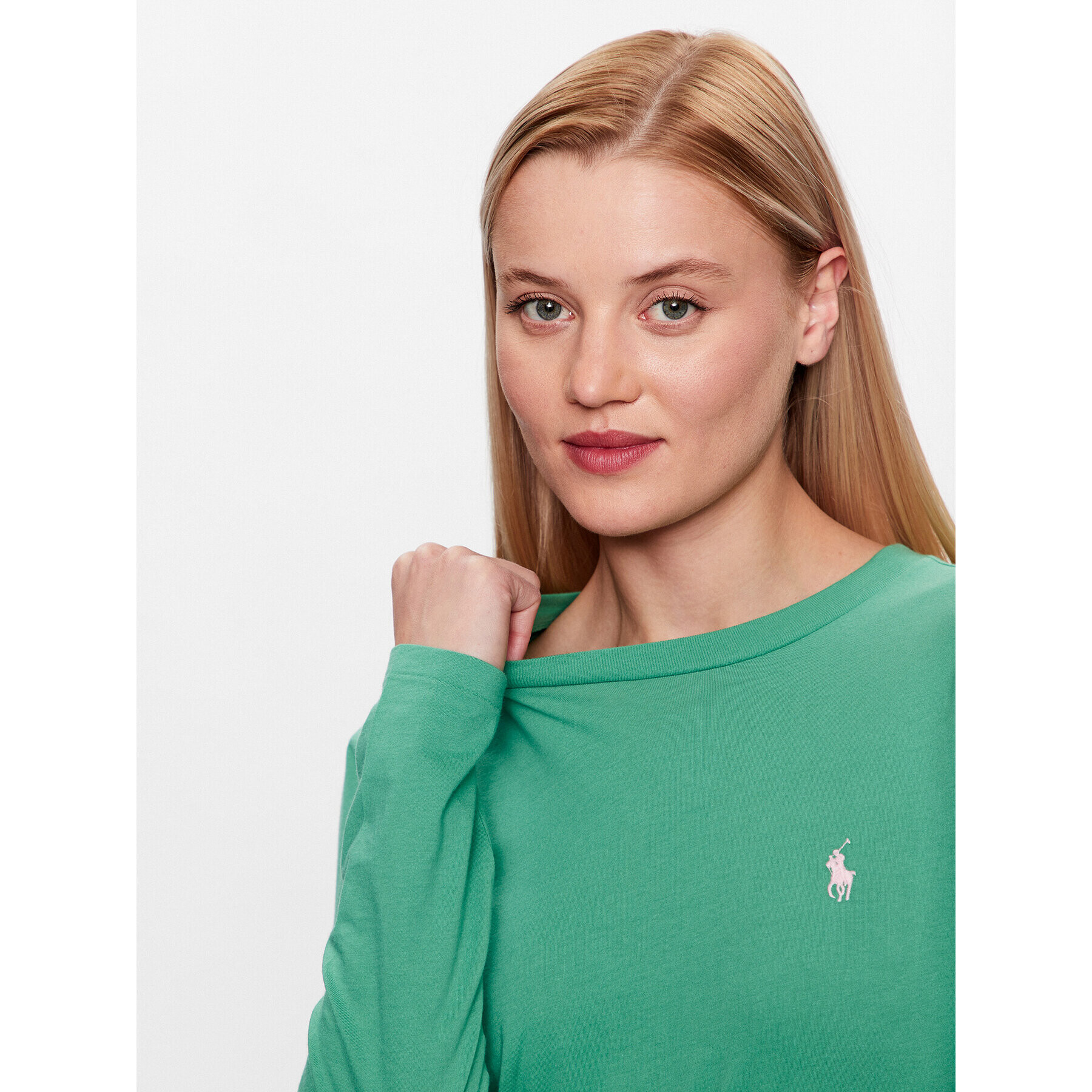 Polo Ralph Lauren Блуза 211898699011 Зелен Regular Fit - Pepit.bg