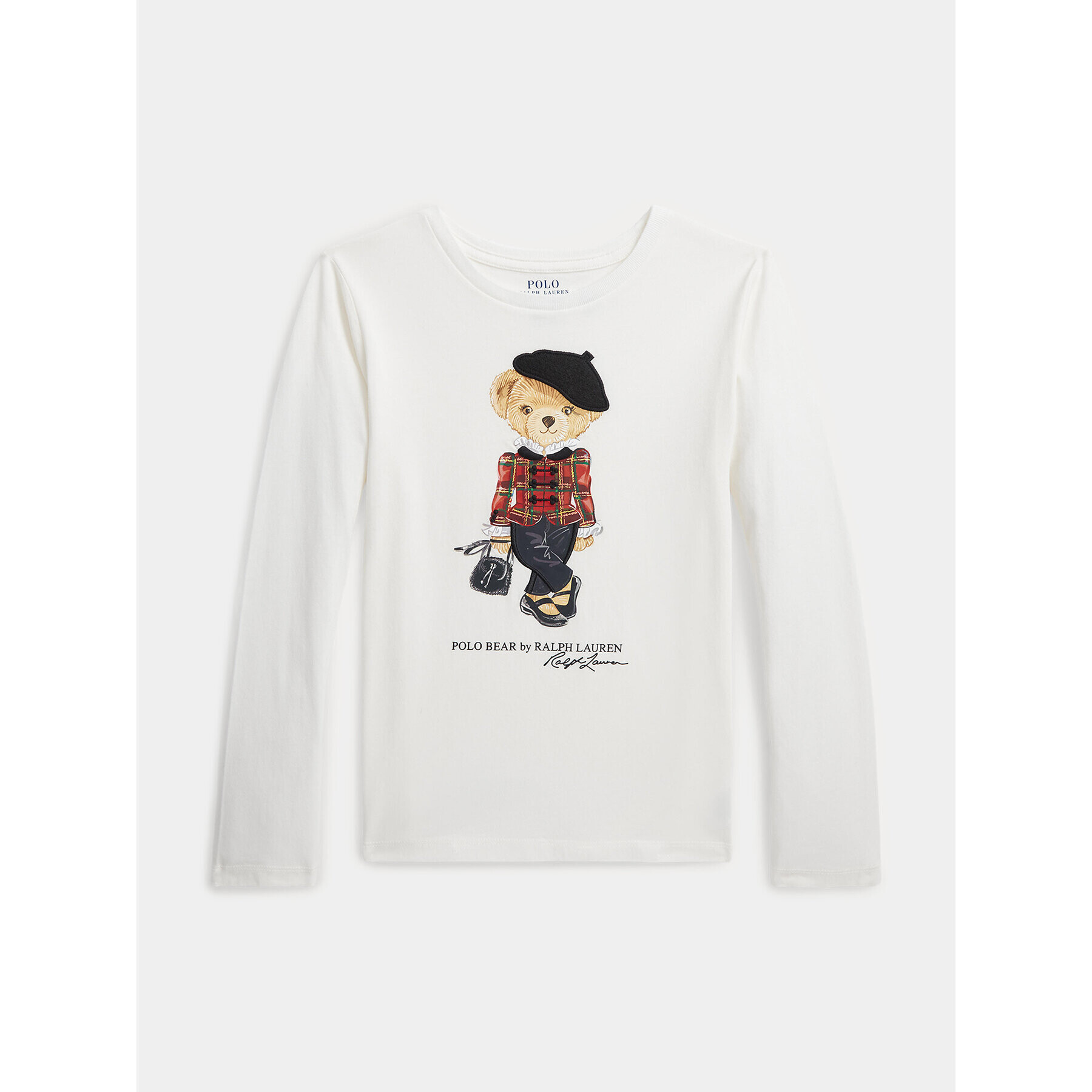 Polo Ralph Lauren Блуза Bearlscn 313920452001 Бял Regular Fit - Pepit.bg
