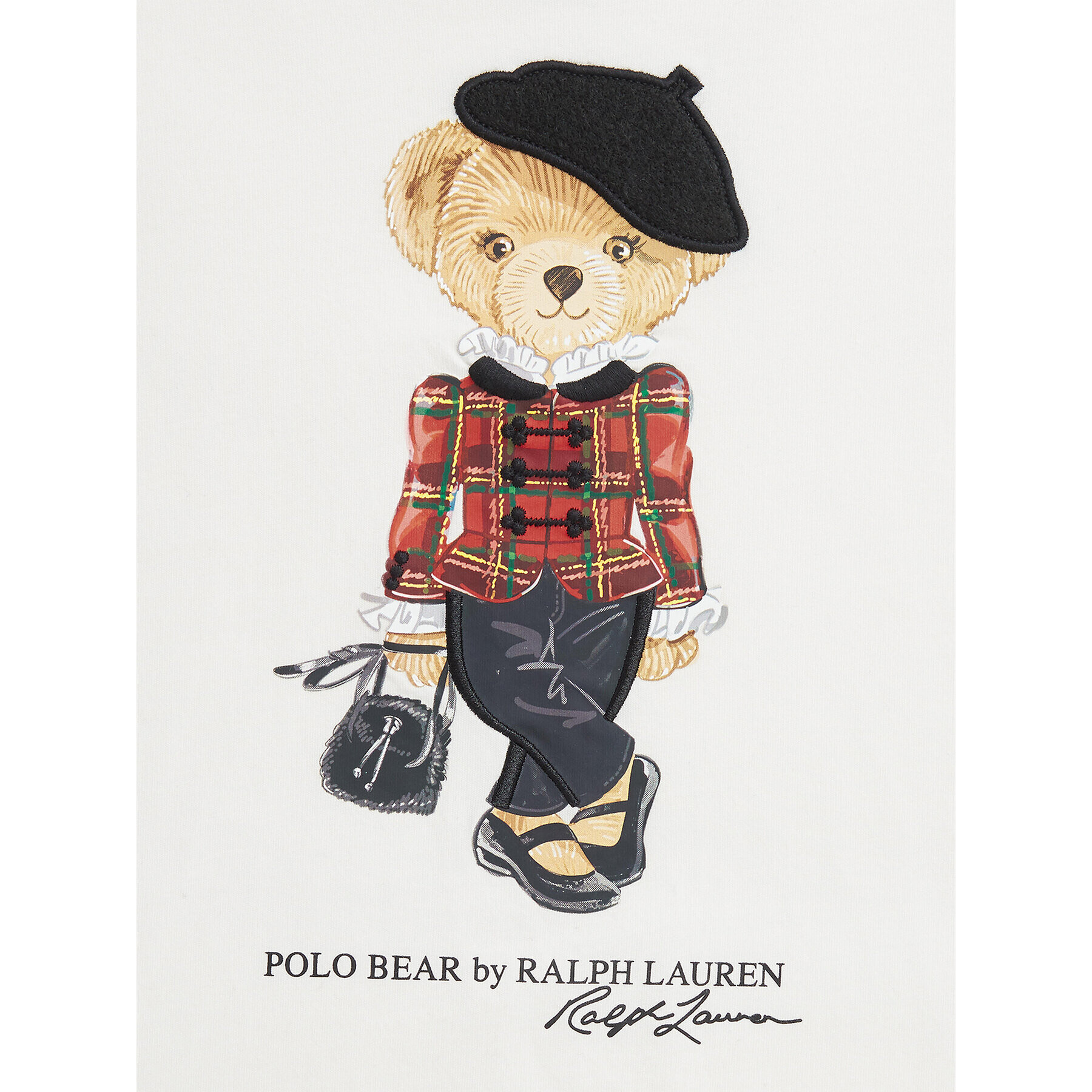 Polo Ralph Lauren Блуза Bearlscn 313920452001 Бял Regular Fit - Pepit.bg