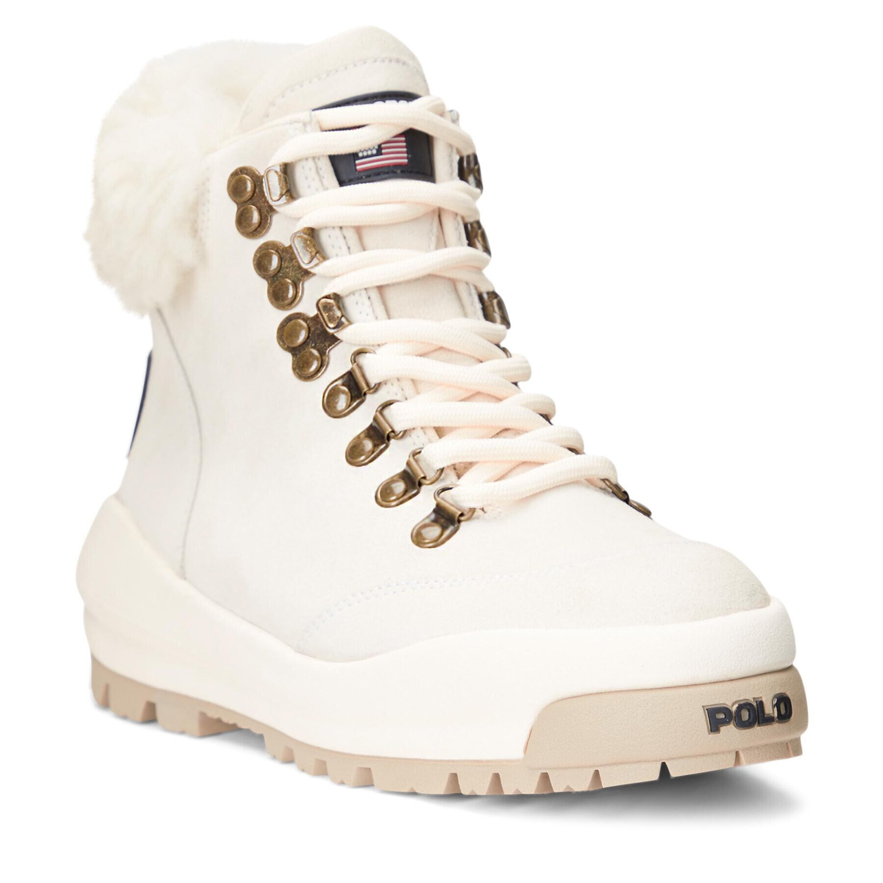 Polo Ralph Lauren Боти 804917245001 Екрю - Pepit.bg