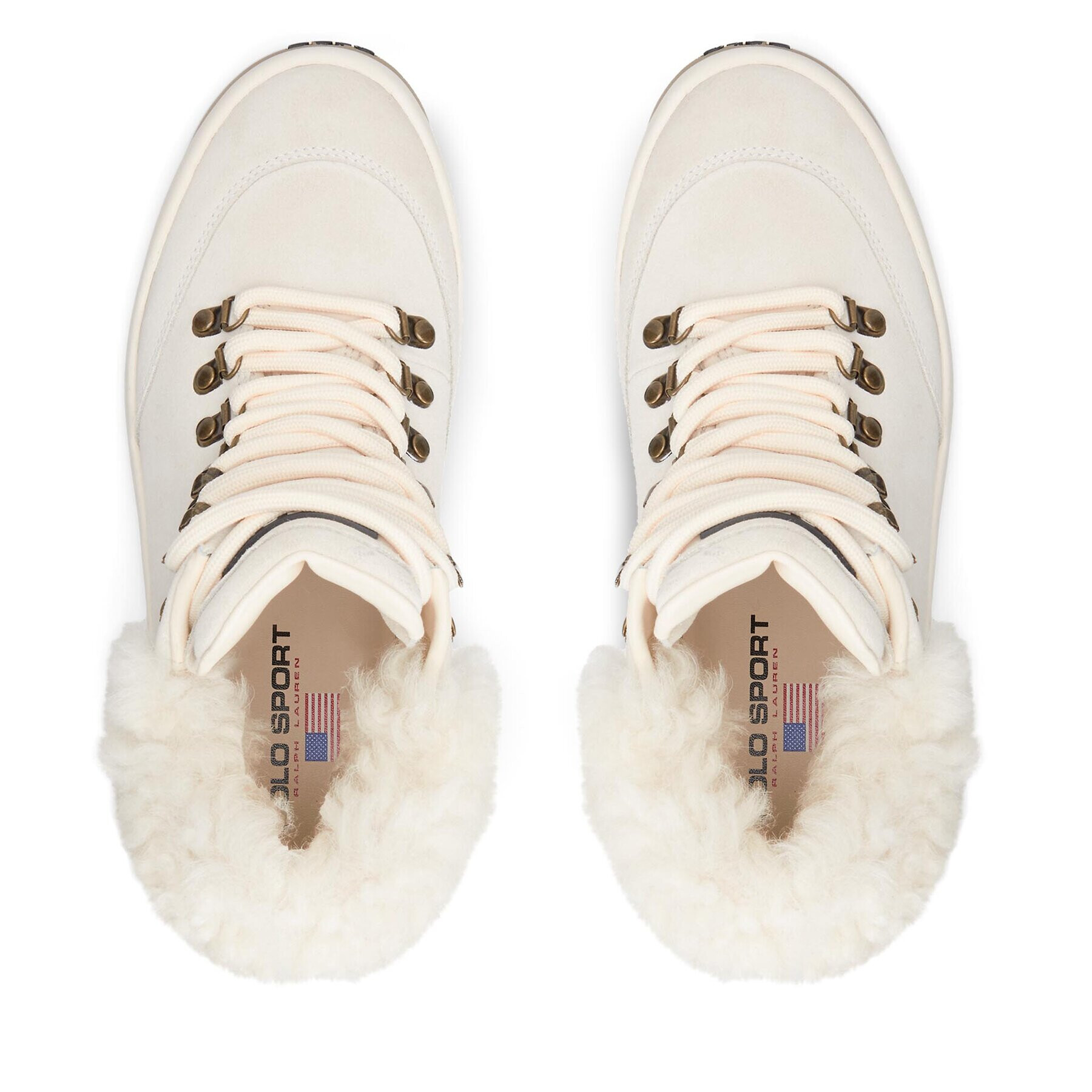 Polo Ralph Lauren Боти 804917245001 Екрю - Pepit.bg