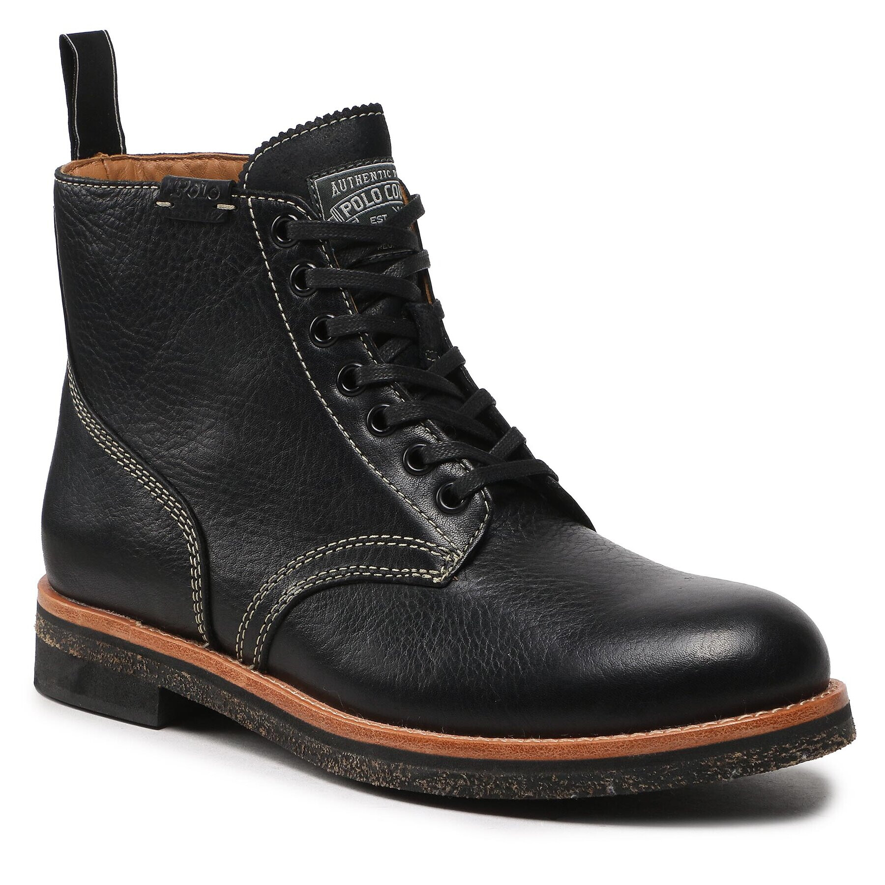 Polo Ralph Lauren Ботуши Rl Army Bt 812845754001 Черен - Pepit.bg
