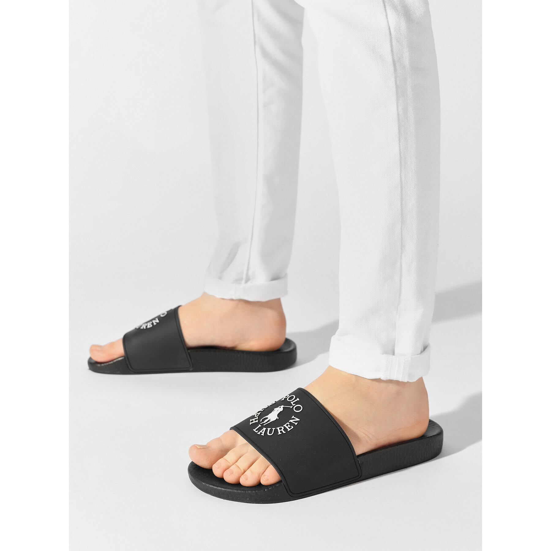 Polo Ralph Lauren Чехли P. Slide/Cb 809892947007 Черен - Pepit.bg