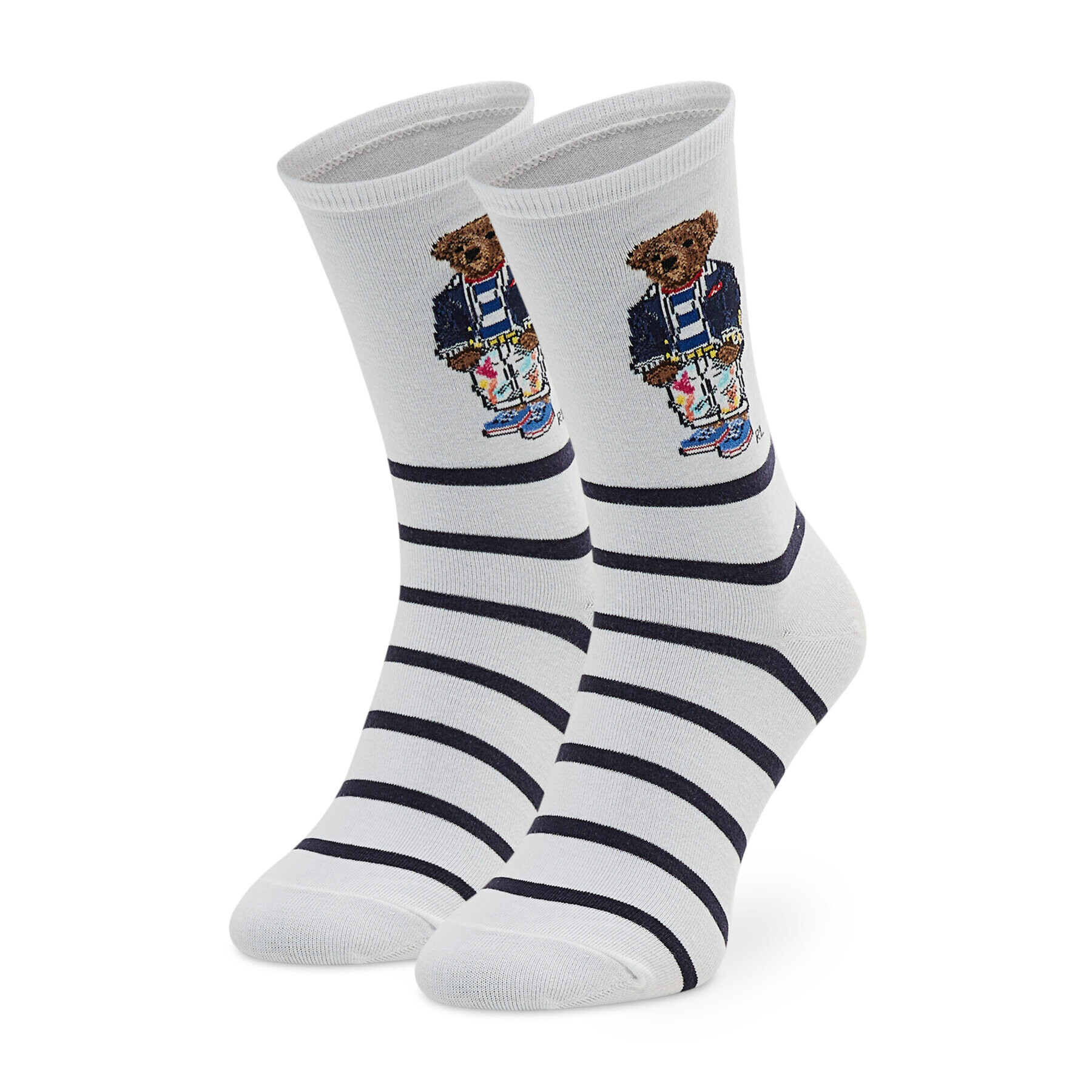 Polo Ralph Lauren Чорапи дълги дамски 455873519002 Бял - Pepit.bg