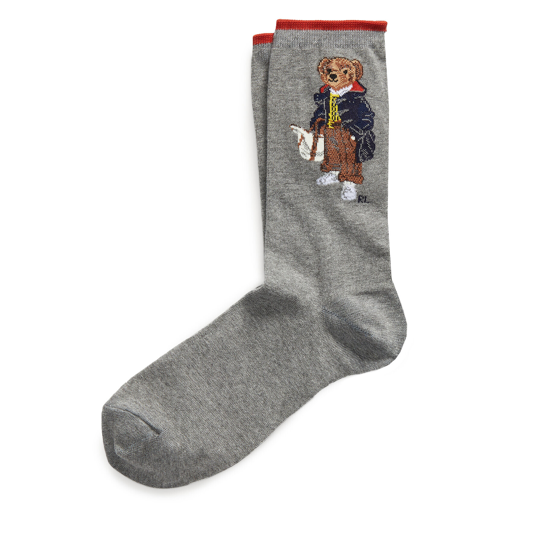 Polo Ralph Lauren Чорапи дълги дамски 455923554001 Сив - Pepit.bg