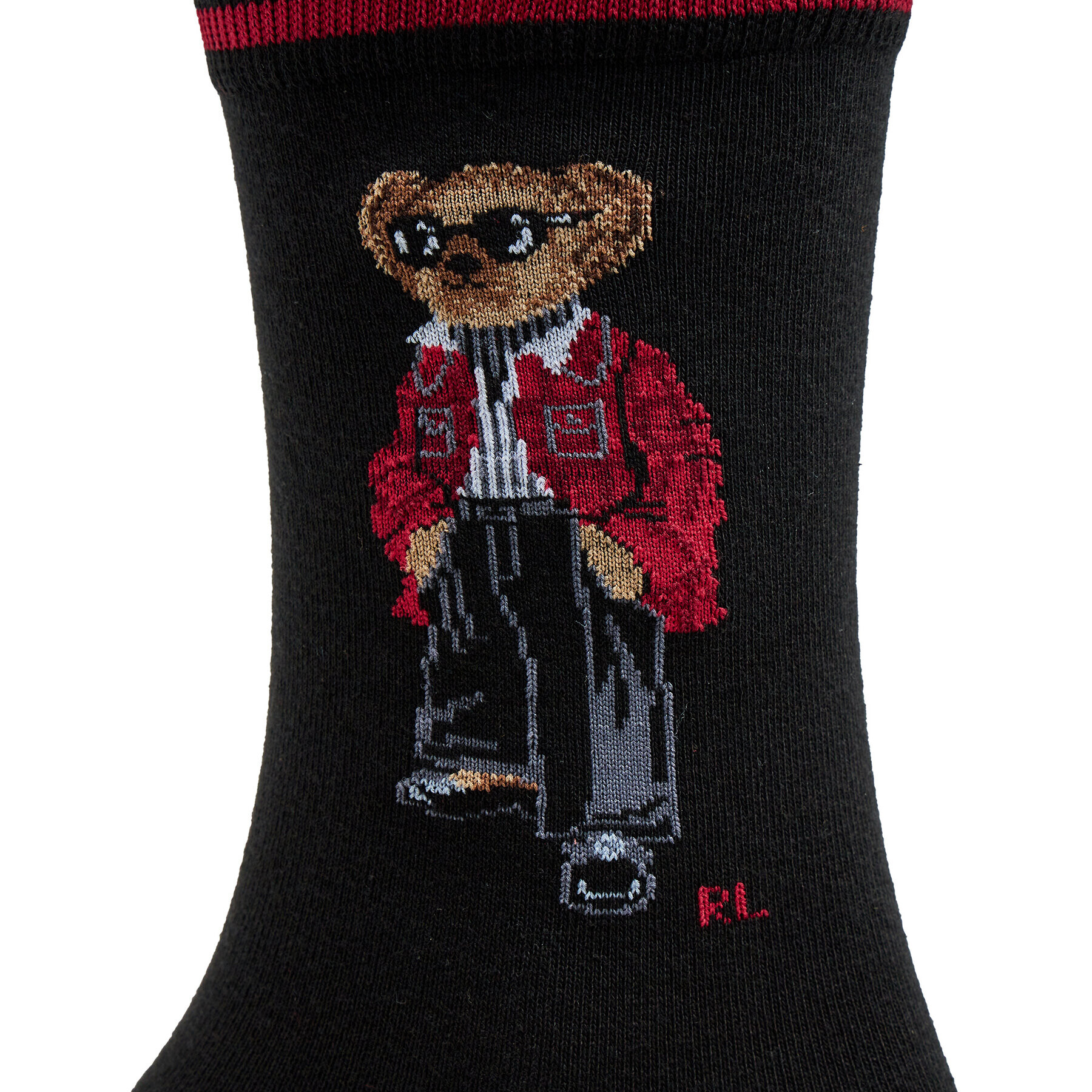 Polo Ralph Lauren Чорапи дълги дамски 455923572001 Черен - Pepit.bg