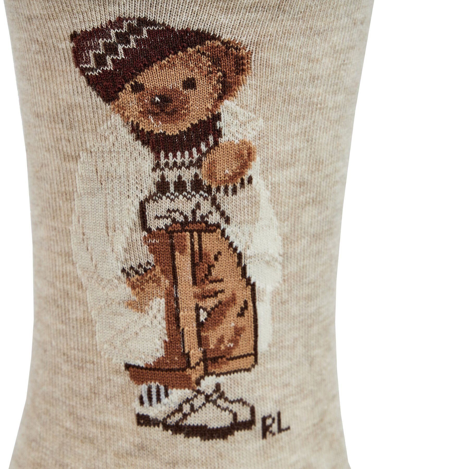 Polo Ralph Lauren Чорапи дълги дамски 455923583001 Кафяв - Pepit.bg