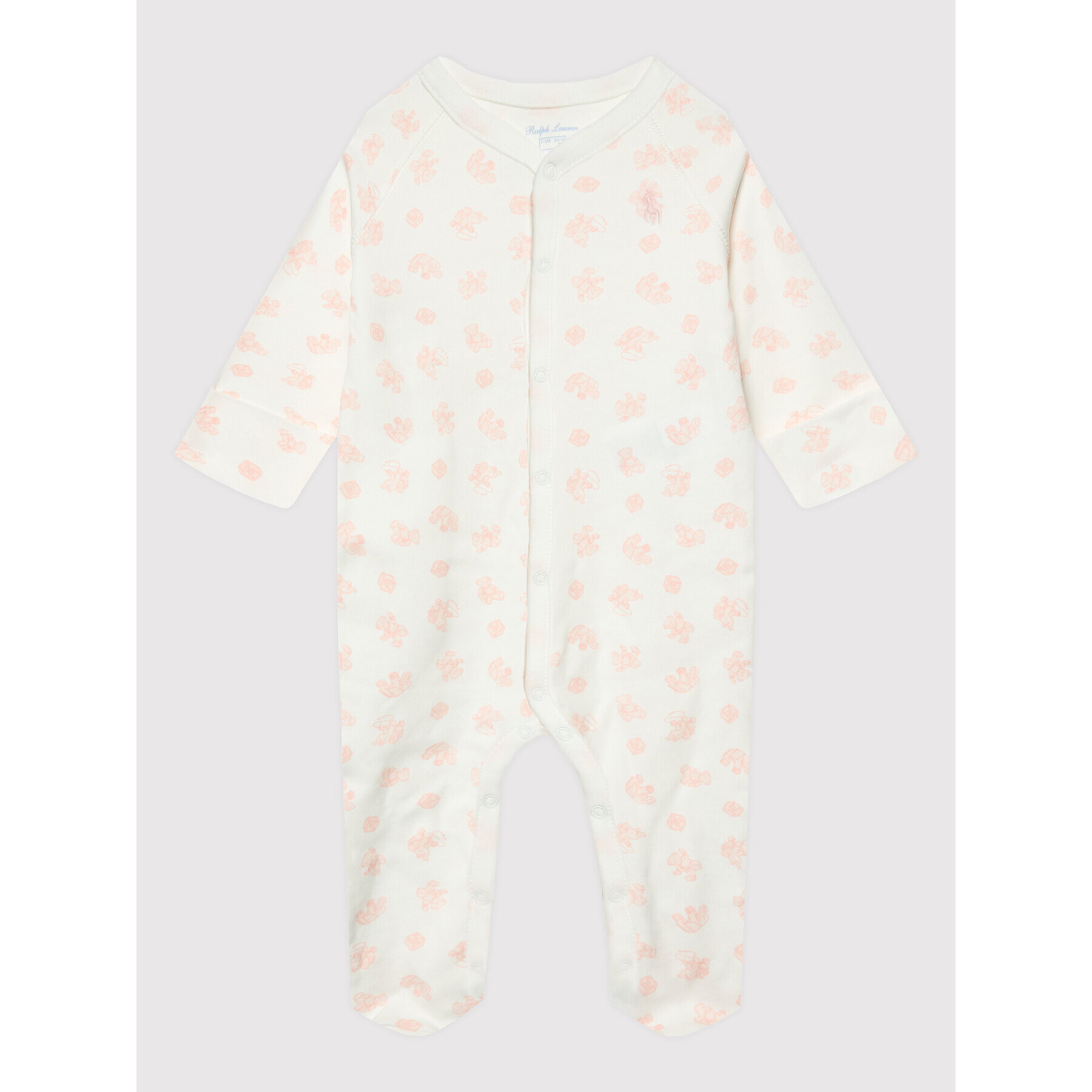 Lauren Ralph Lauren Детски комплект 320863222002 Бял Regular Fit - Pepit.bg