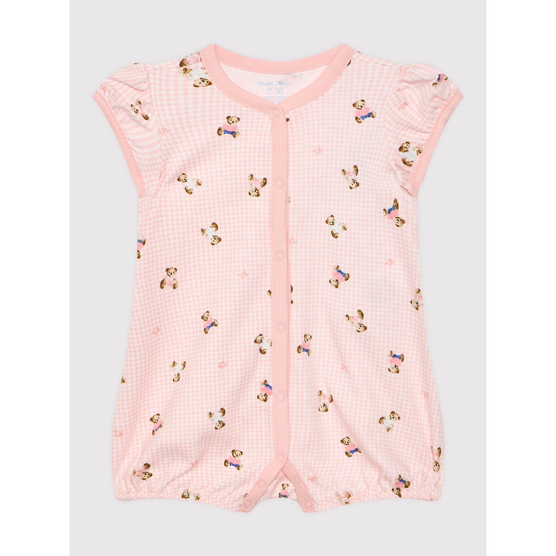 Polo Ralph Lauren Детско боди 310864918002 Розов Regular Fit - Pepit.bg