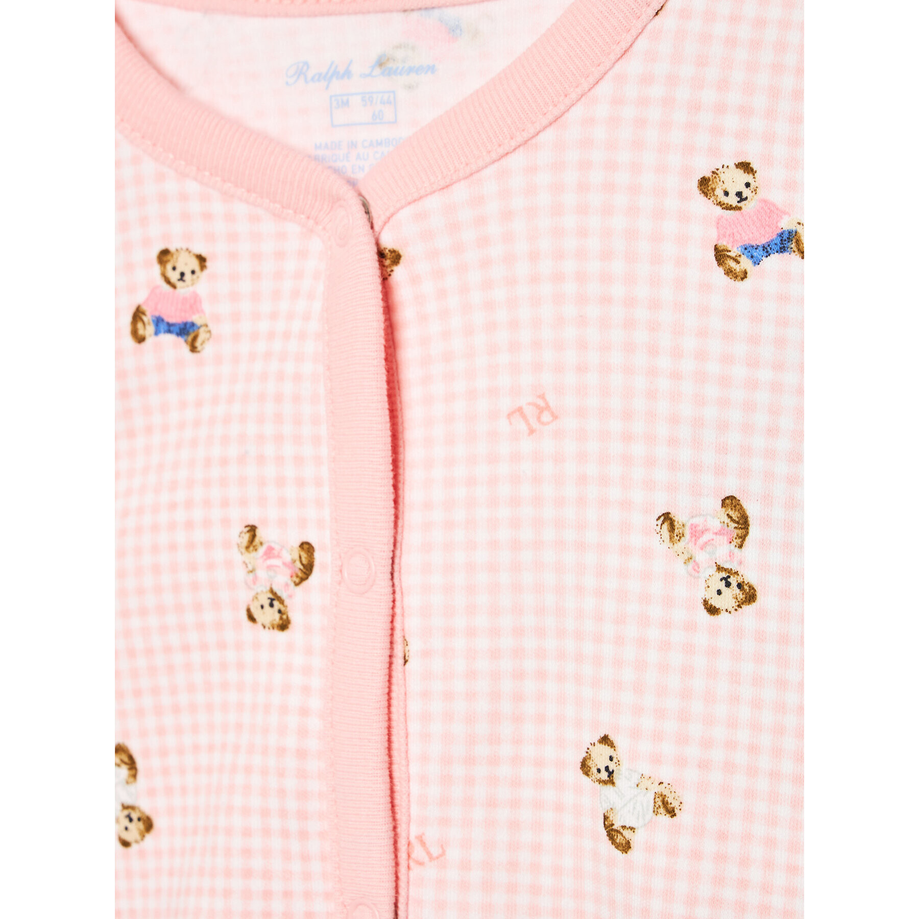 Polo Ralph Lauren Детско боди 310864918002 Розов Regular Fit - Pepit.bg