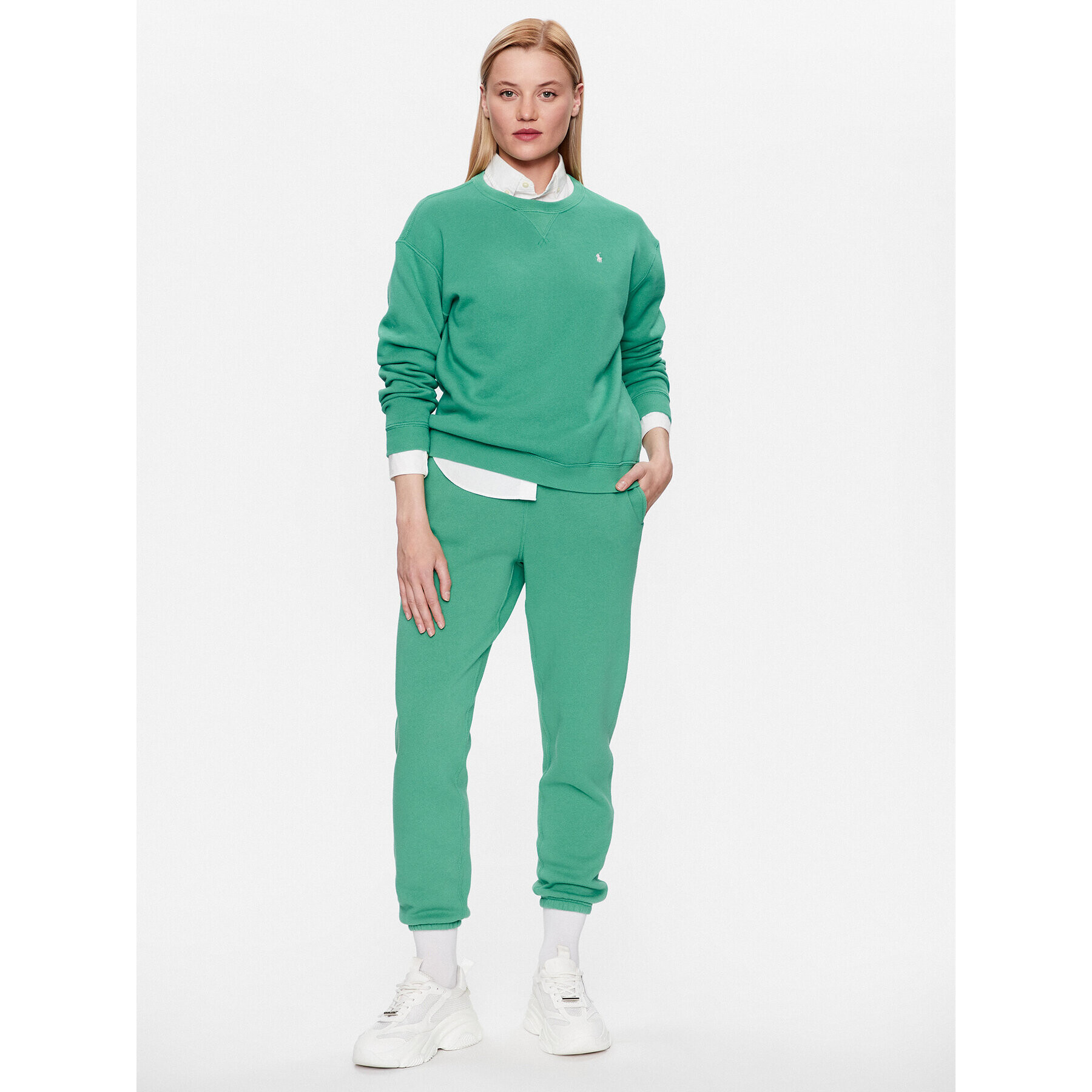 Polo Ralph Lauren Долнище анцуг 211891560015 Зелен Regular Fit - Pepit.bg