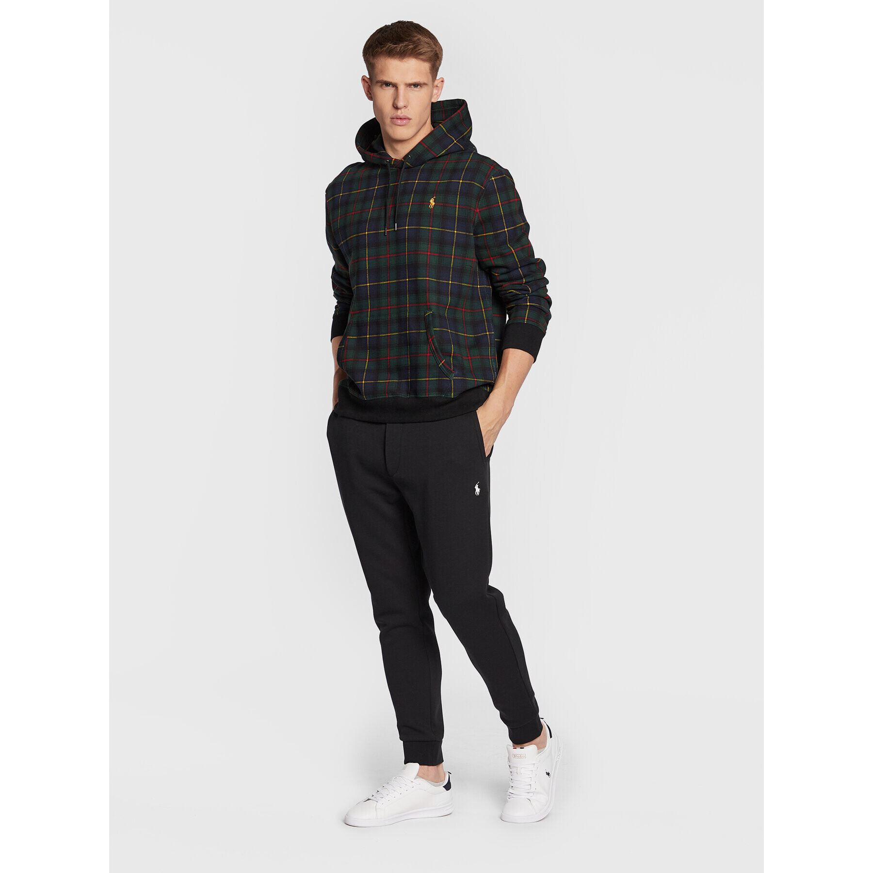 Polo Ralph Lauren Долнище анцуг 710888283 Черен Regular Fit - Pepit.bg