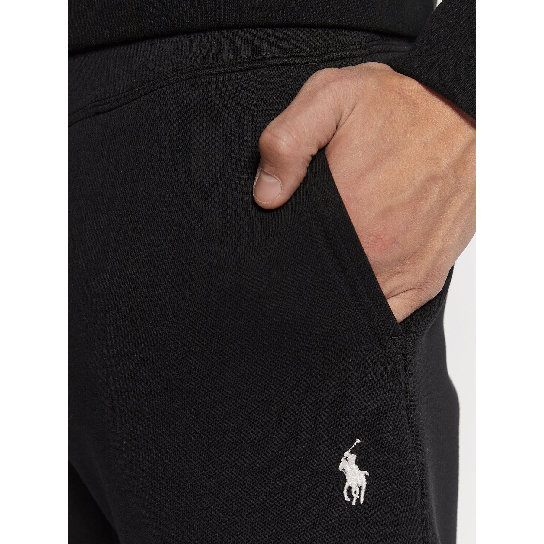 Polo Ralph Lauren Долнище анцуг 710888283 Черен Regular Fit - Pepit.bg