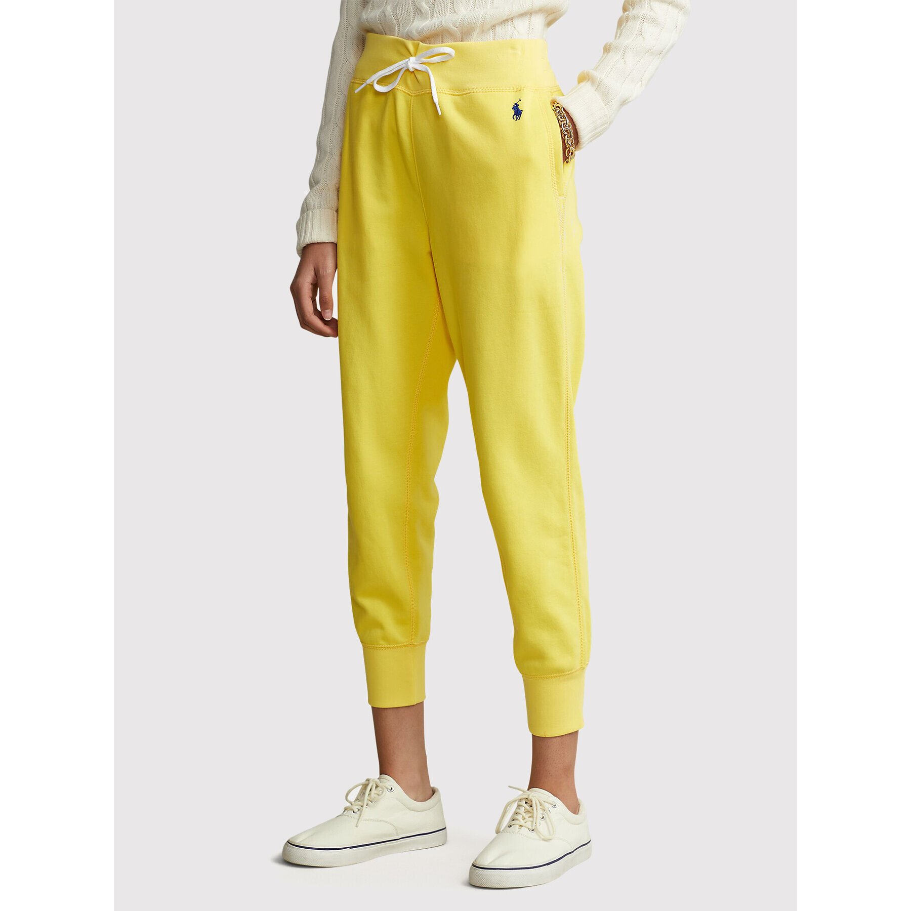 Polo Ralph Lauren Долнище анцуг 211780215022 Жълт Regular Fit - Pepit.bg