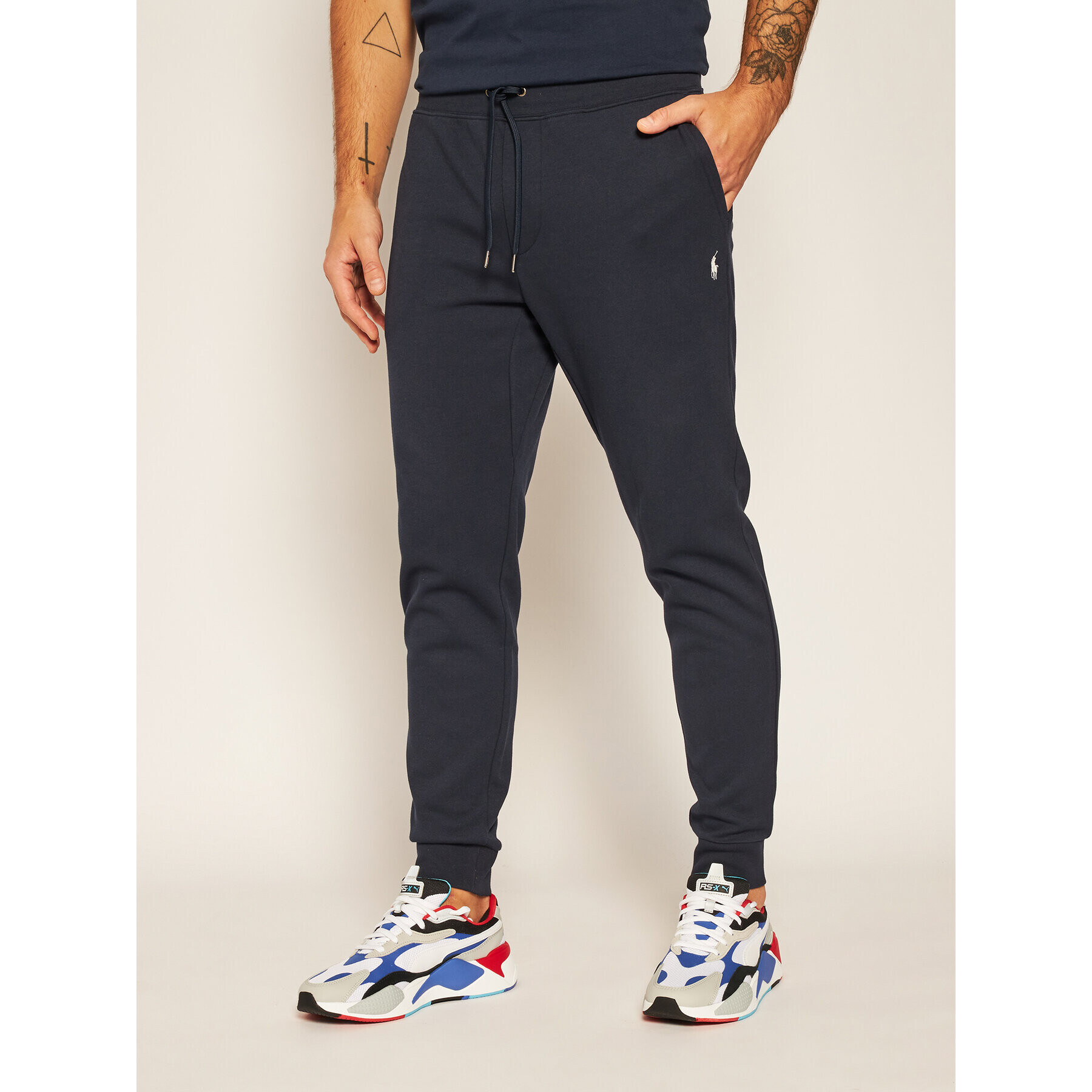 Polo Ralph Lauren Долнище анцуг Core Replen 710652314002 Тъмносин Regular Fit - Pepit.bg