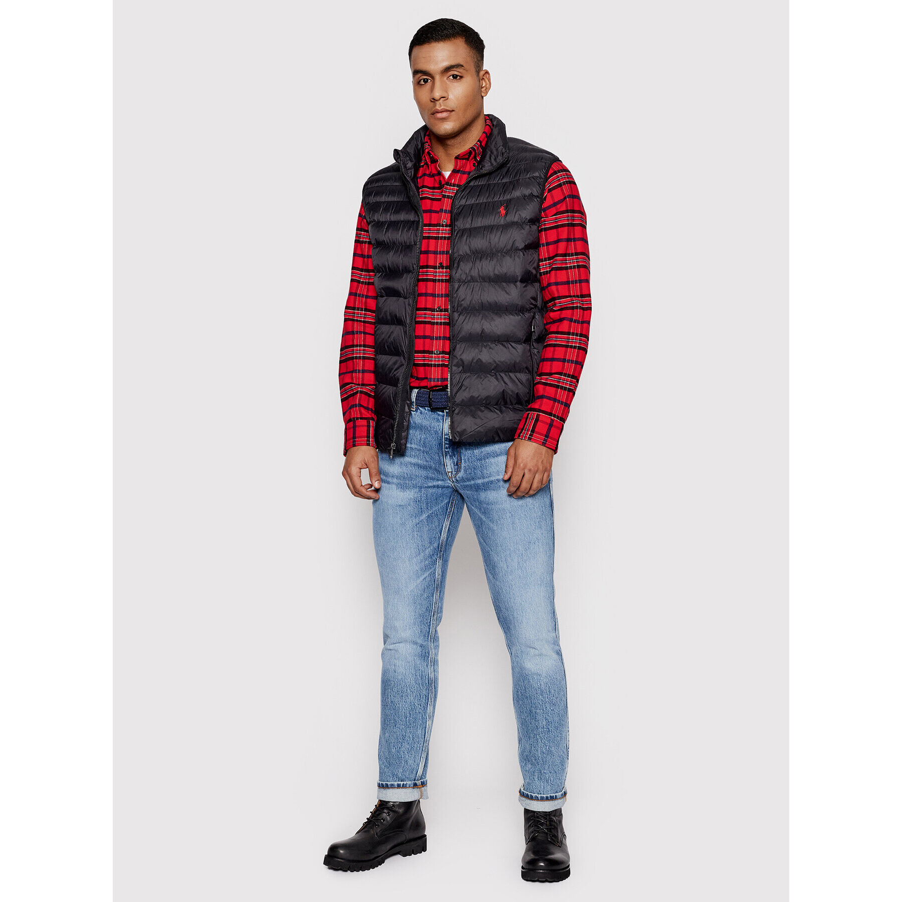 Polo Ralph Lauren Елек 710810898012 Черен Regular Fit - Pepit.bg