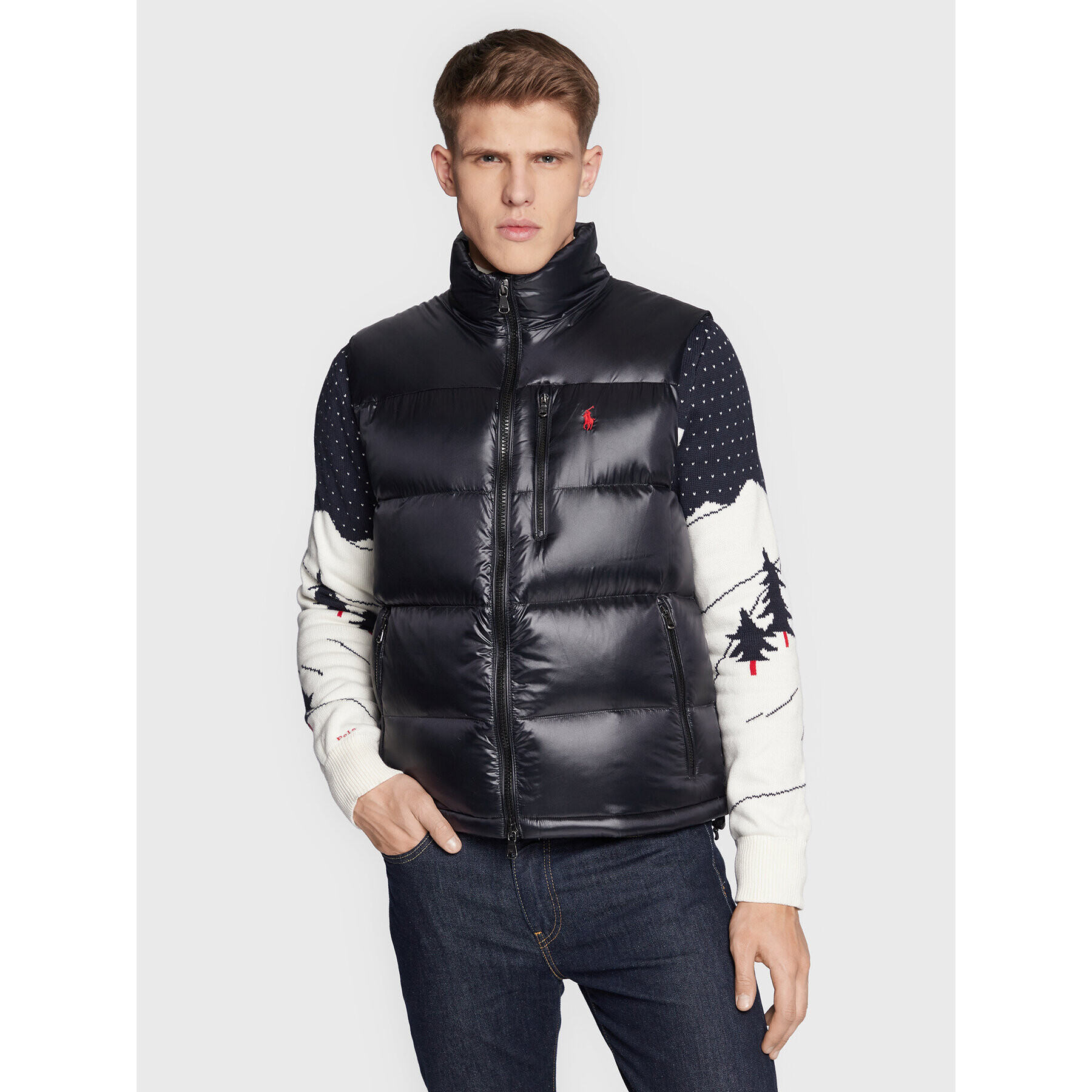 Polo Ralph Lauren Елек 710849777002 Черен Regular Fit - Pepit.bg