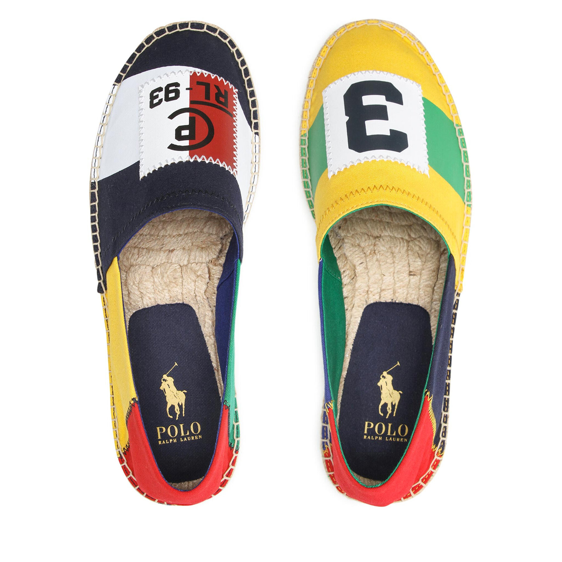 Polo Ralph Lauren Еспадрили Cevio Slip 803861007006 Жълт - Pepit.bg