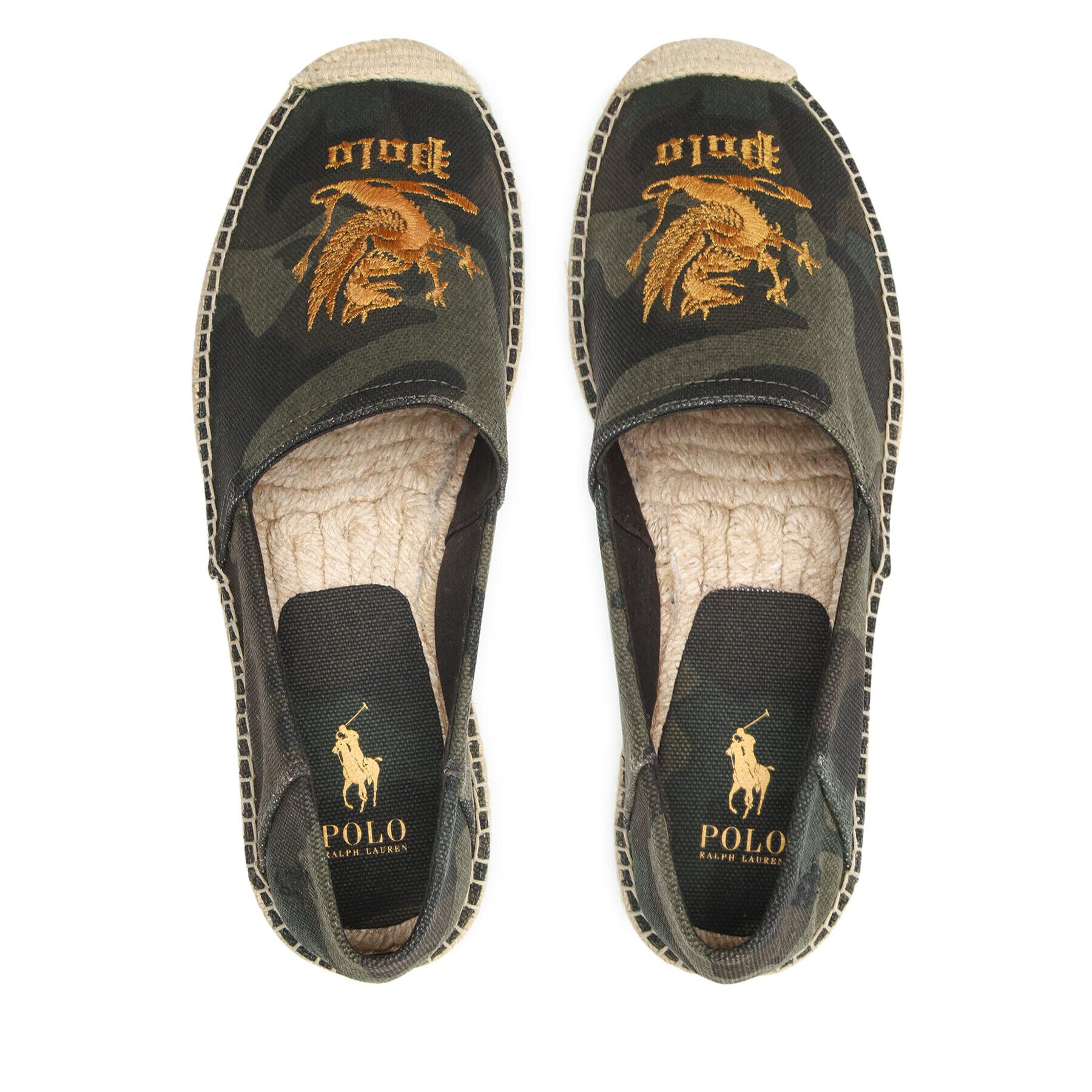 Polo Ralph Lauren Еспадрили Cevio Slip 803861009001 Зелен - Pepit.bg