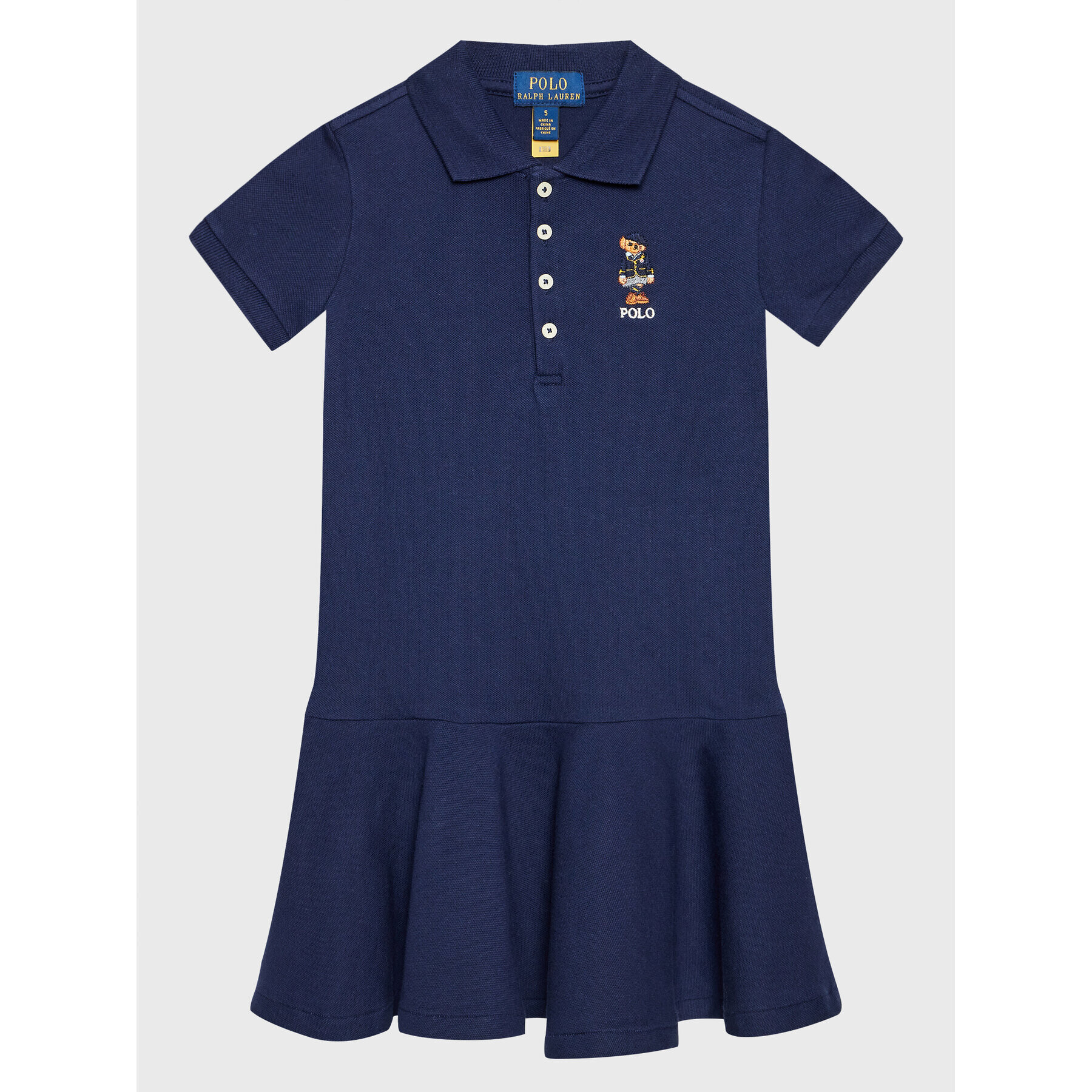 Polo Ralph Lauren Ежедневна рокля 312877871001 Тъмносин Regular Fit - Pepit.bg