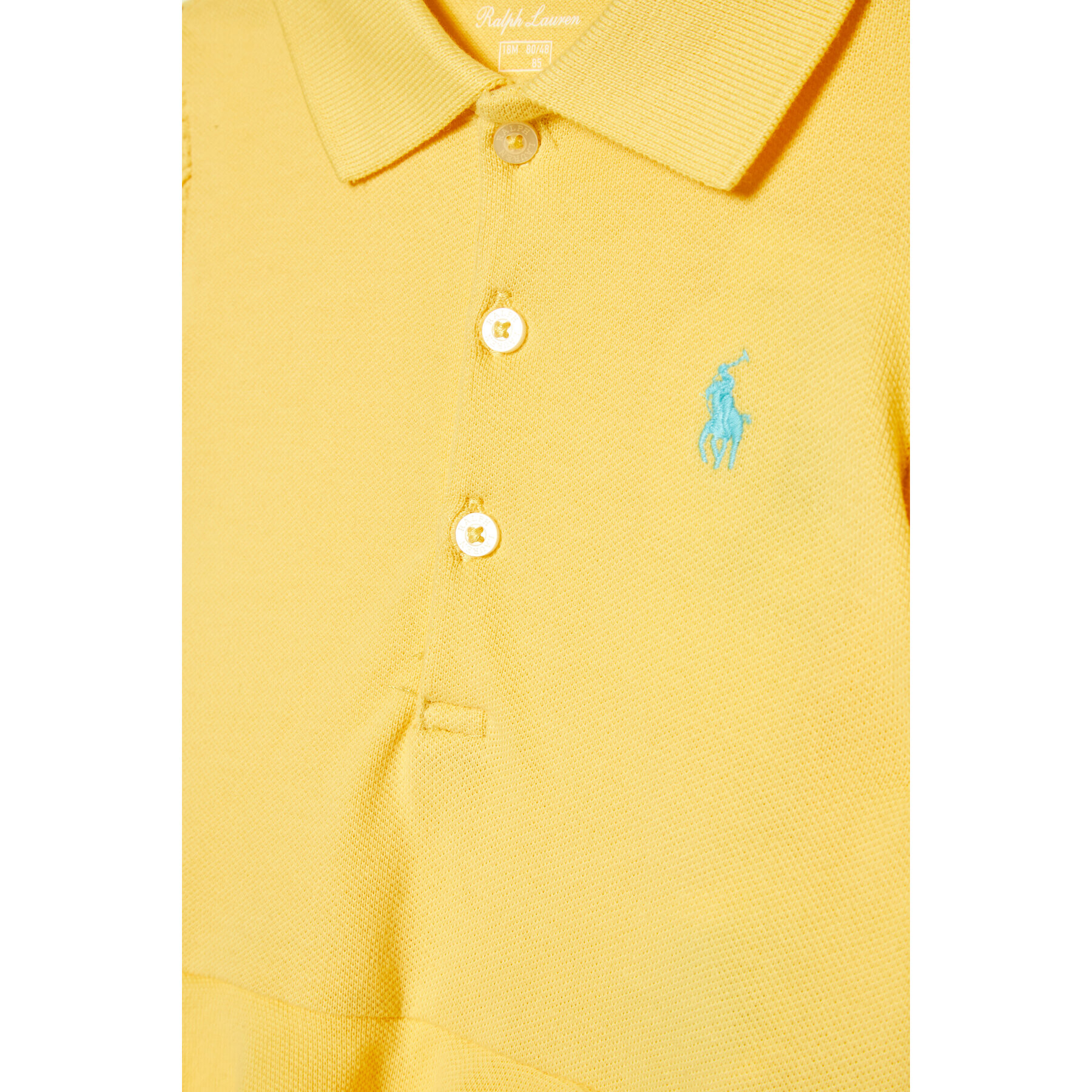 Polo Ralph Lauren Ежедневна рокля 310860291003 Жълт Regular Fit - Pepit.bg