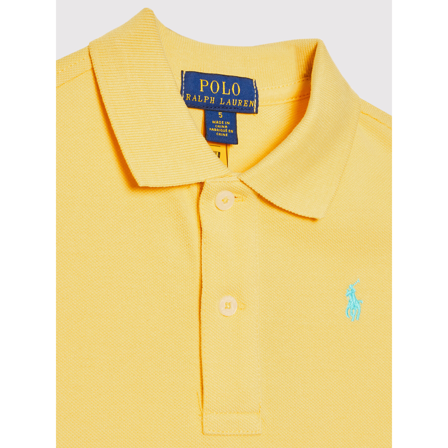 Polo Ralph Lauren Ежедневна рокля 312812021032 Жълт Regular Fit - Pepit.bg