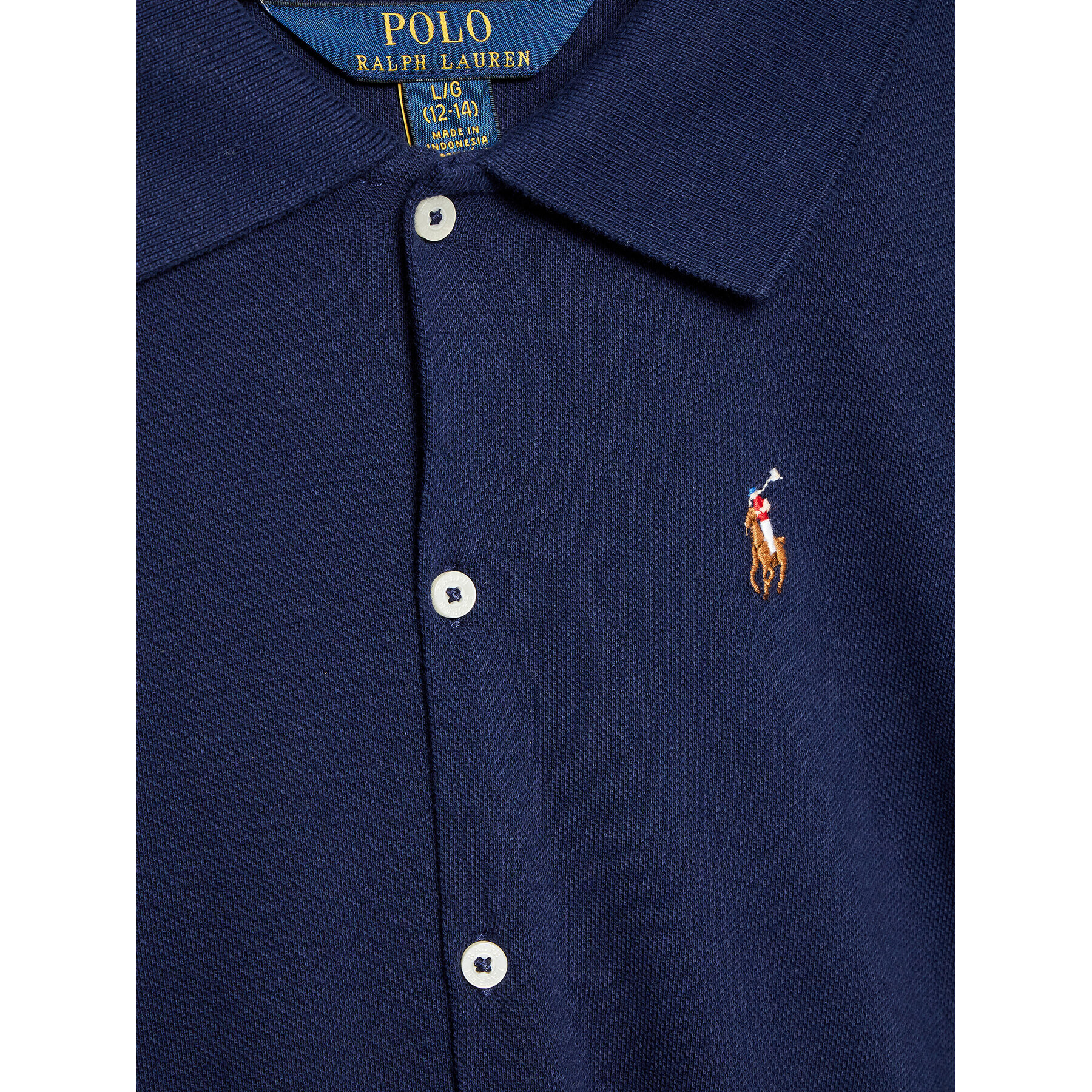 Polo Ralph Lauren Ежедневна рокля 313877726003 Тъмносин Regular Fit - Pepit.bg