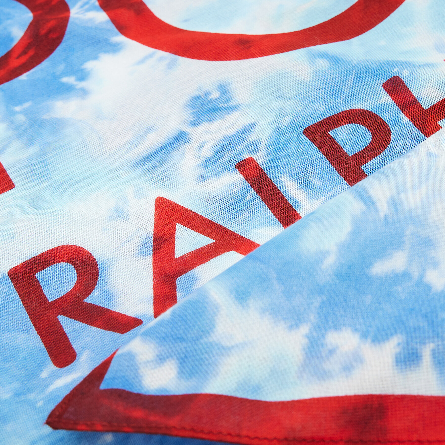 Polo Ralph Lauren Фишу Tie Dye 455883247001 Син - Pepit.bg
