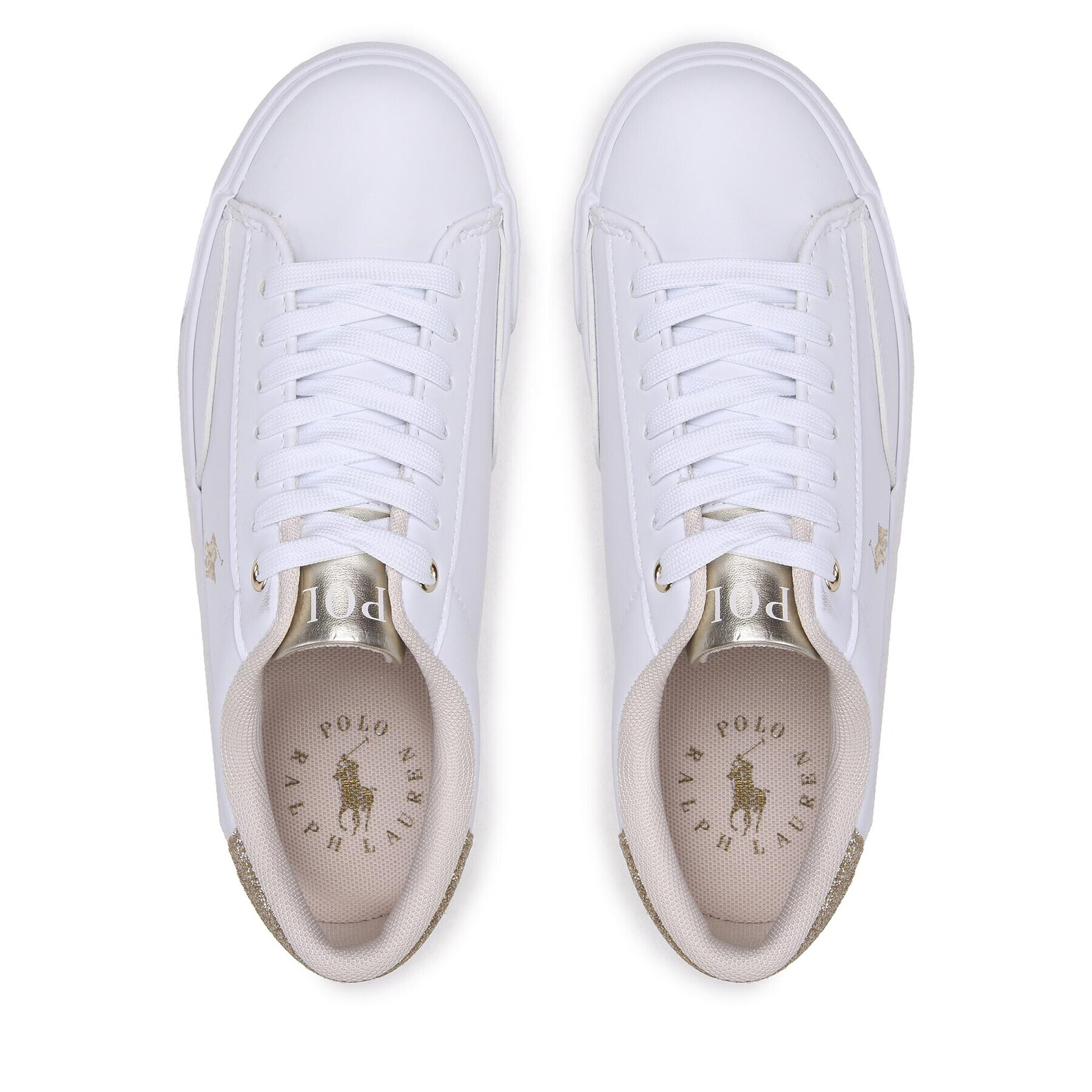 Polo Ralph Lauren Гуменки Theron V RF104098 Бял - Pepit.bg
