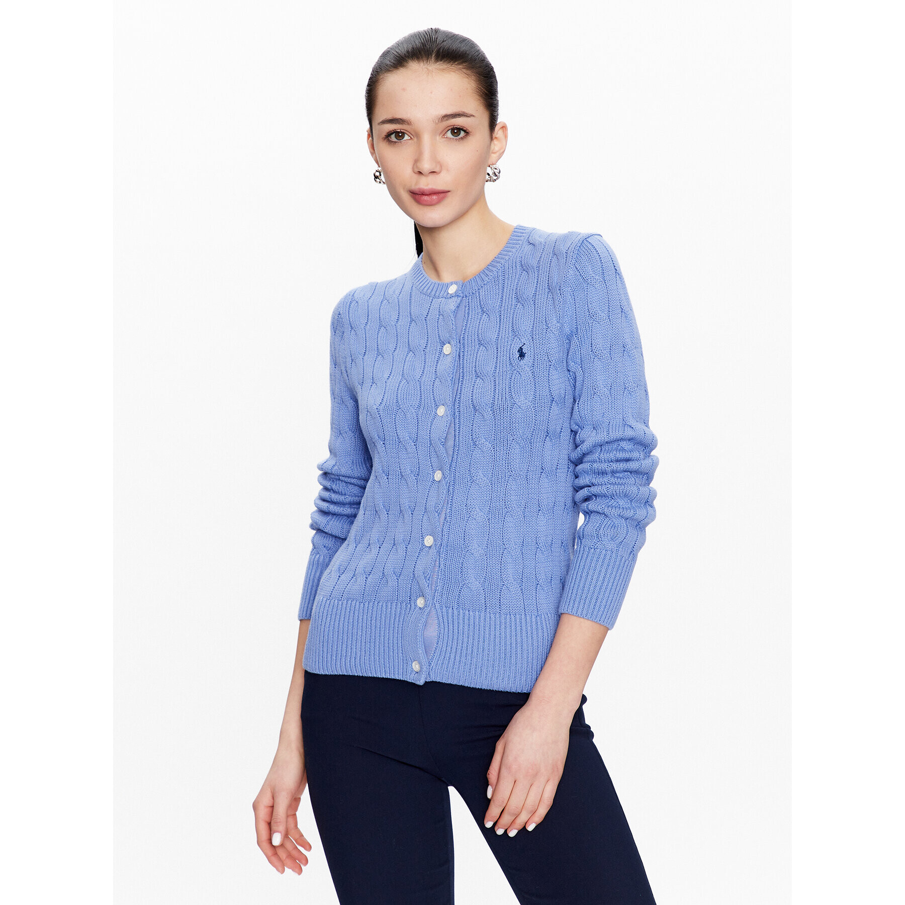 Polo Ralph Lauren Кардиган 211891643003 Син Regular Fit - Pepit.bg