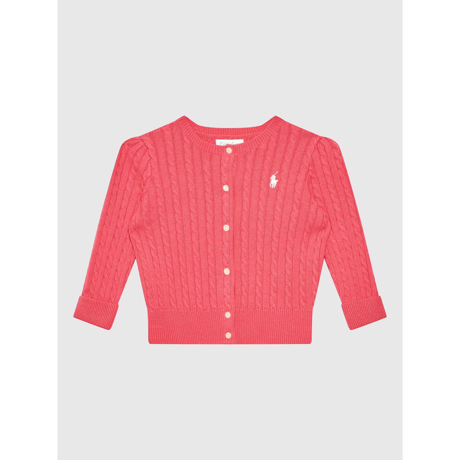 Polo Ralph Lauren Кардиган 312543047034 Розов Regular Fit - Pepit.bg