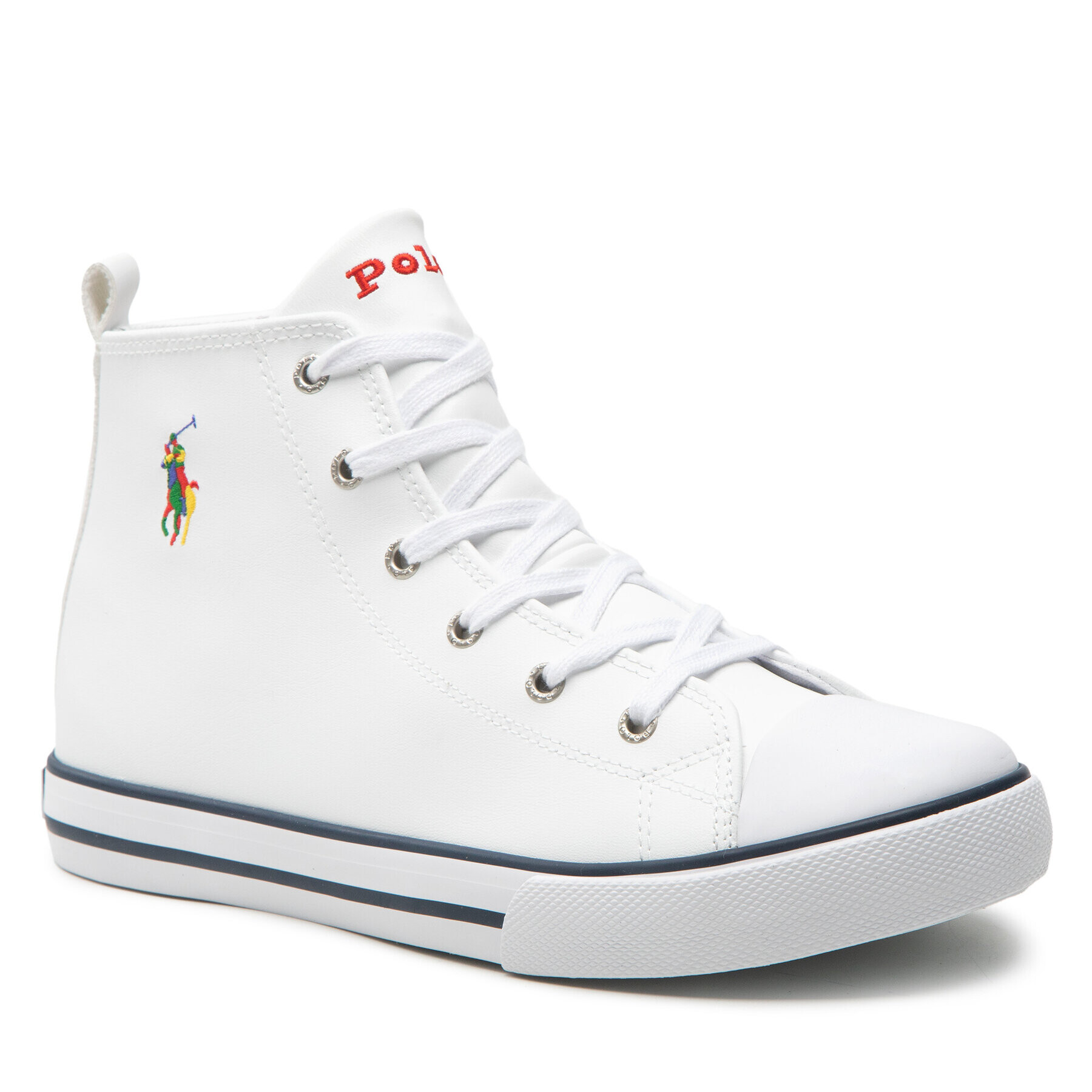 Polo Ralph Lauren Кецове Hamptyn Hi II RF103783 Бял - Pepit.bg