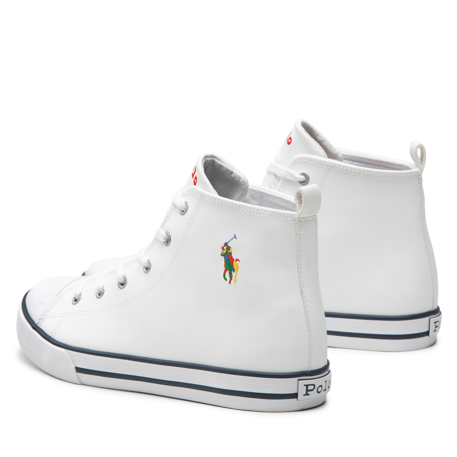 Polo Ralph Lauren Кецове Hamptyn Hi II RF103783 Бял - Pepit.bg