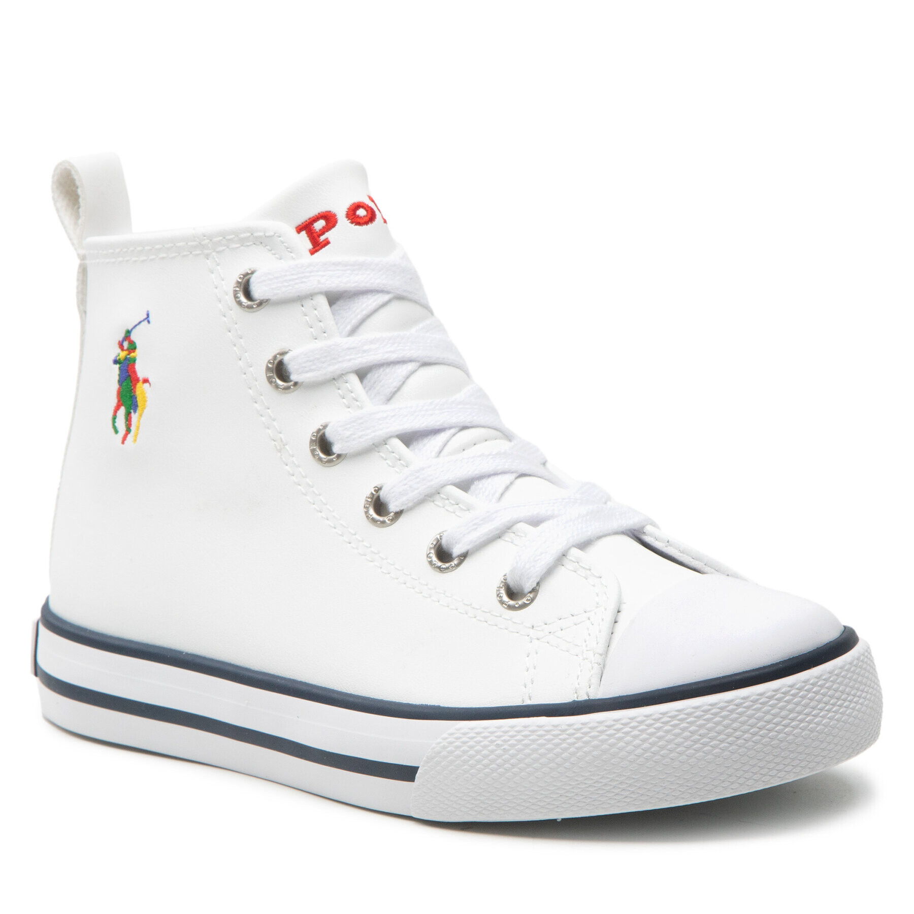 Polo Ralph Lauren Кецове Hamptyn Hi II RF103783 Бял - Pepit.bg