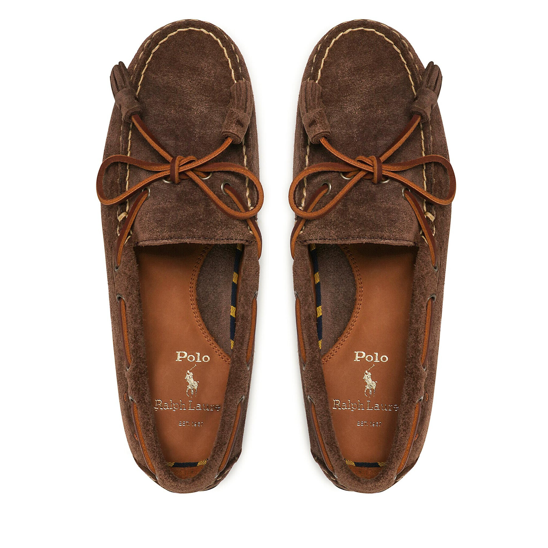Polo Ralph Lauren Мокасини Anders Loafr 803764303003 Кафяв - Pepit.bg
