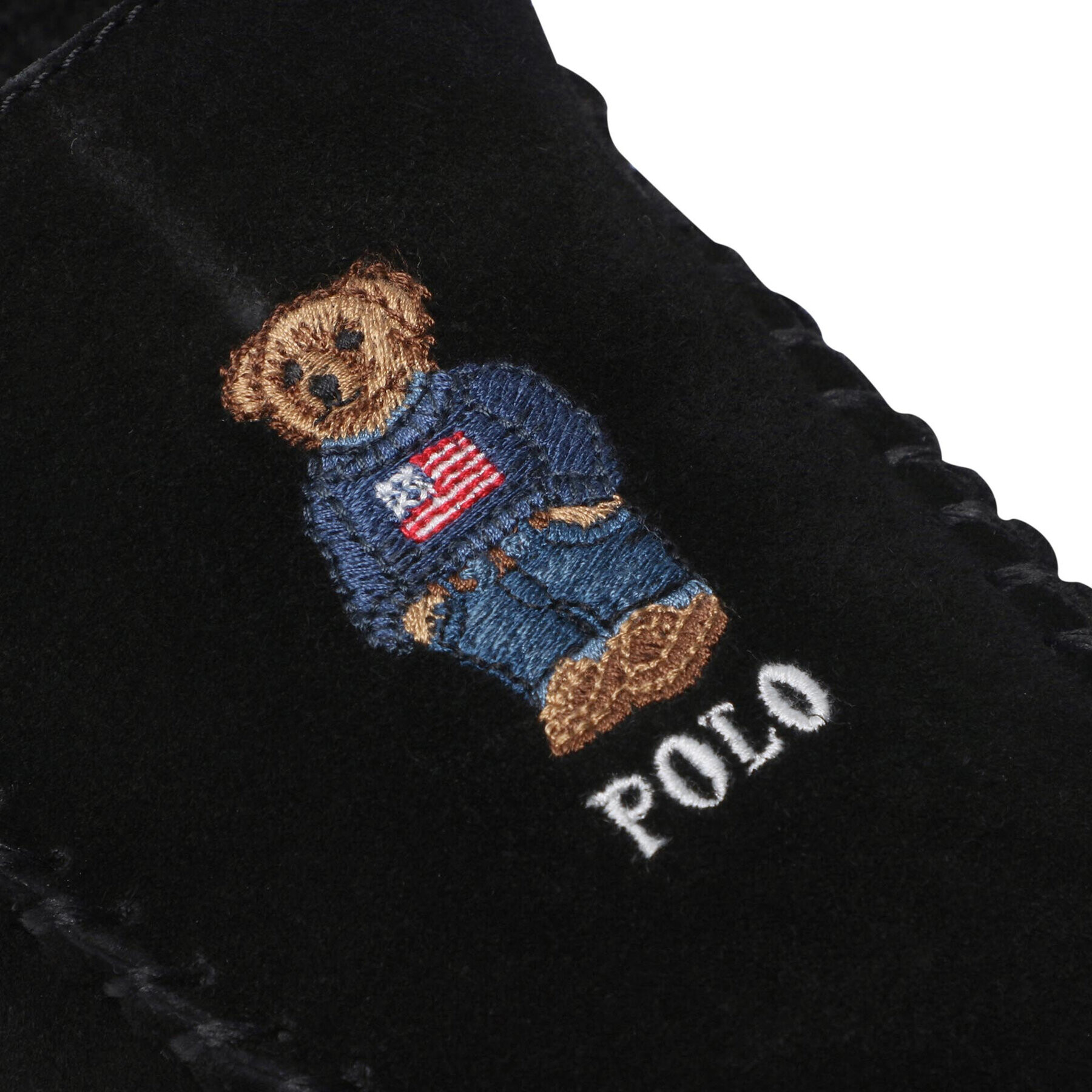Polo Ralph Lauren Мокасини Collins Bear RF103826 Черен - Pepit.bg