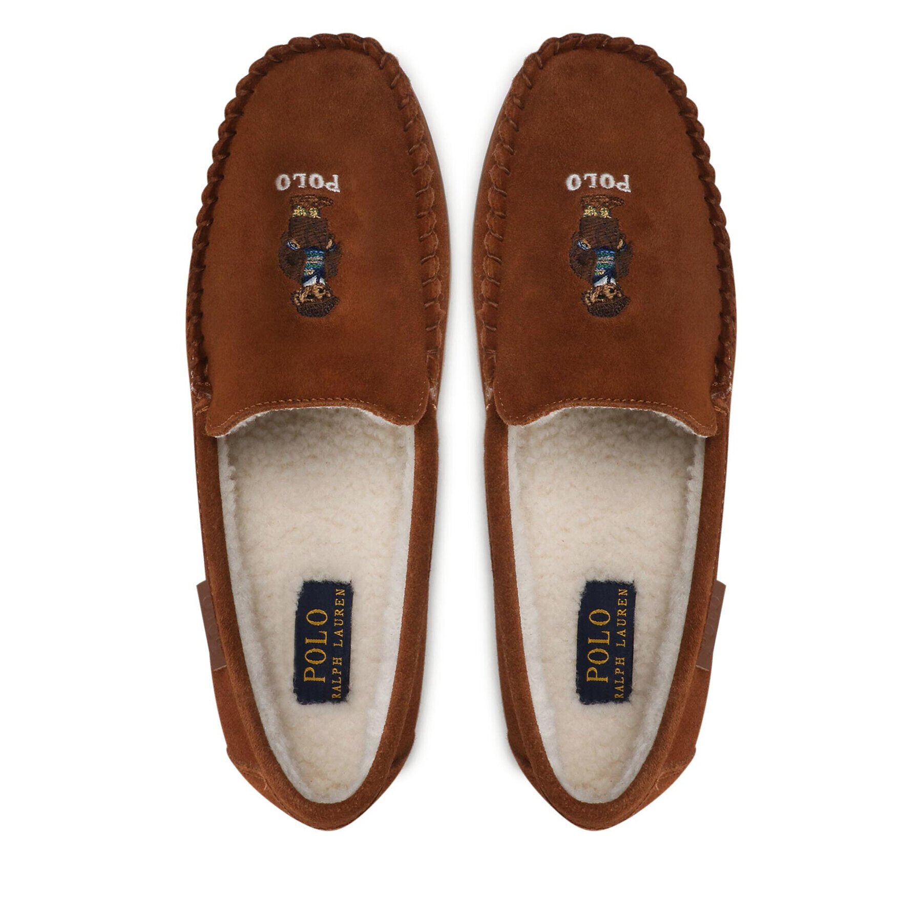 Polo Ralph Lauren Мокасини Collins Bear RF103873 Кафяв - Pepit.bg