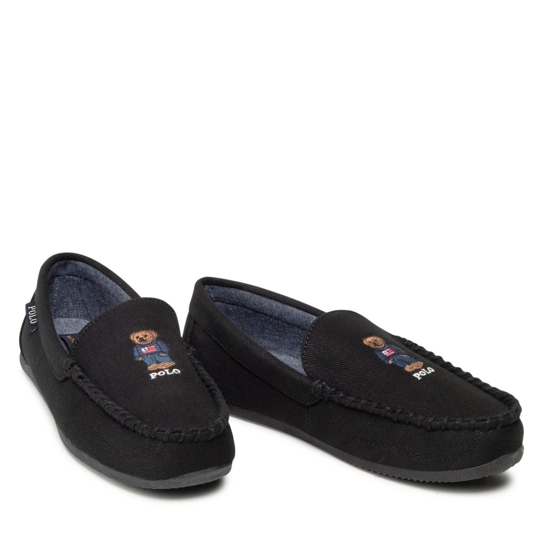 Polo Ralph Lauren Мокасини Declan Bear RF103569 Черен - Pepit.bg