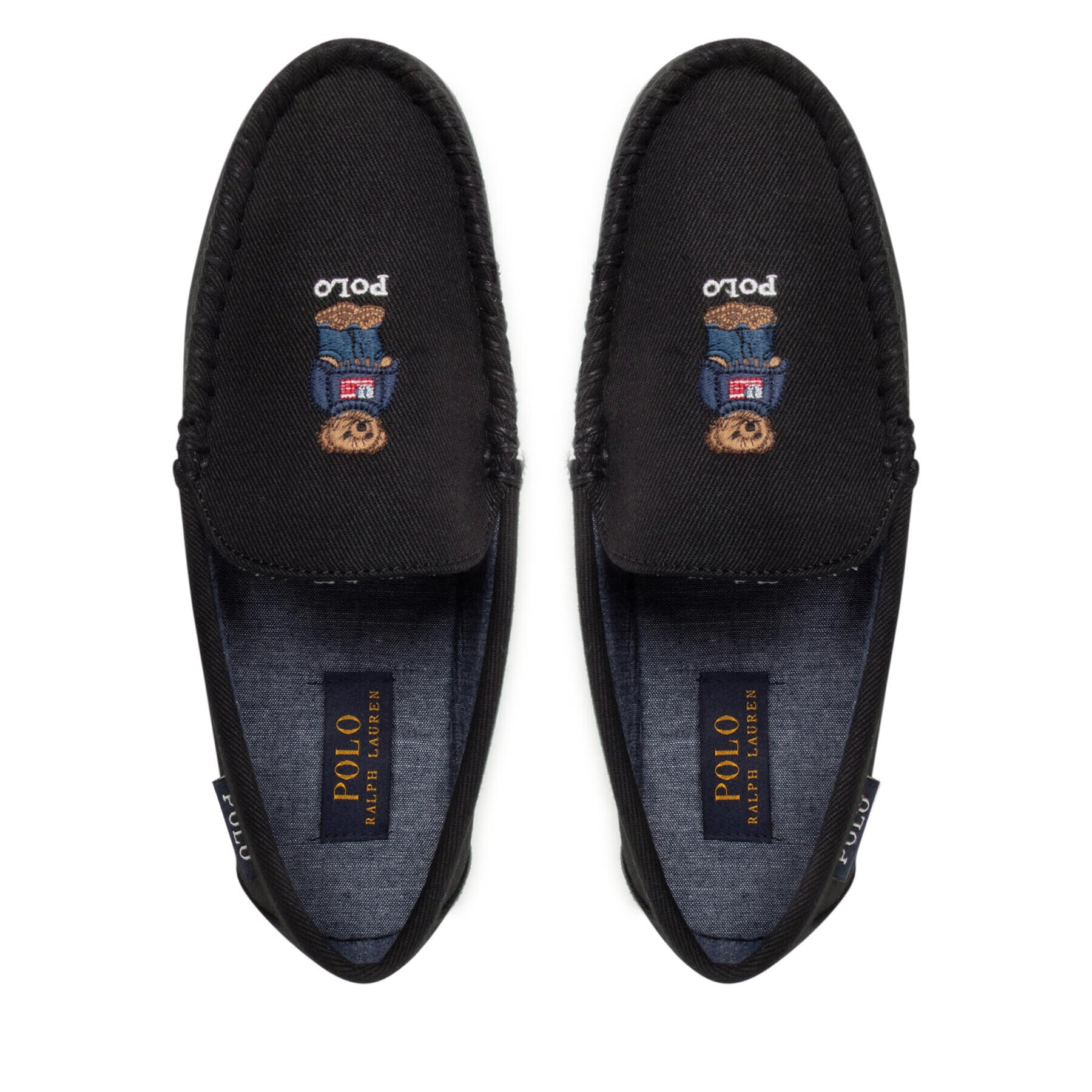 Polo Ralph Lauren Мокасини Declan Bear RF103569 Черен - Pepit.bg