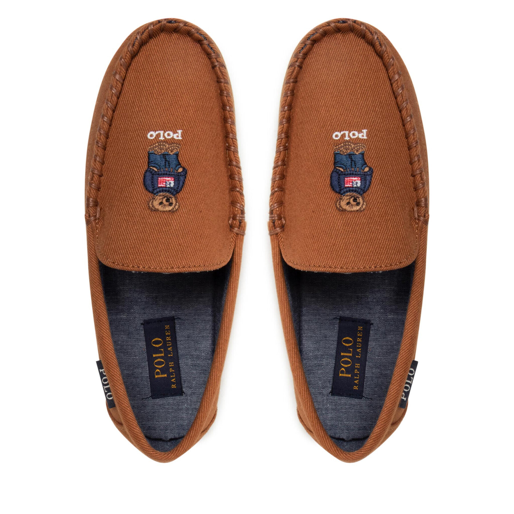 Polo Ralph Lauren Мокасини Declan Bear RF103635 Кафяв - Pepit.bg