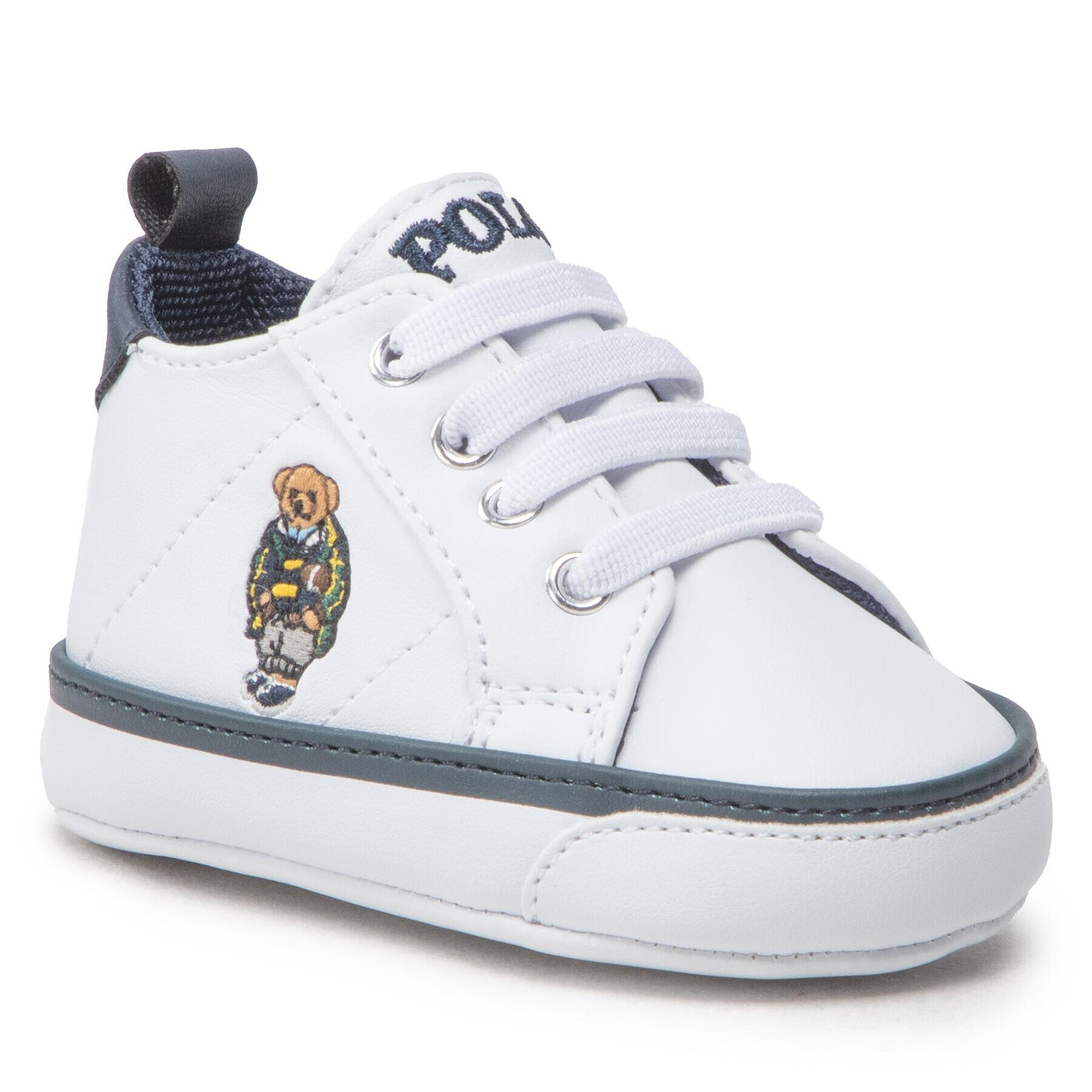 Polo Ralph Lauren Обувки Quilton Bear Gore Hi RL100684 Бял - Pepit.bg