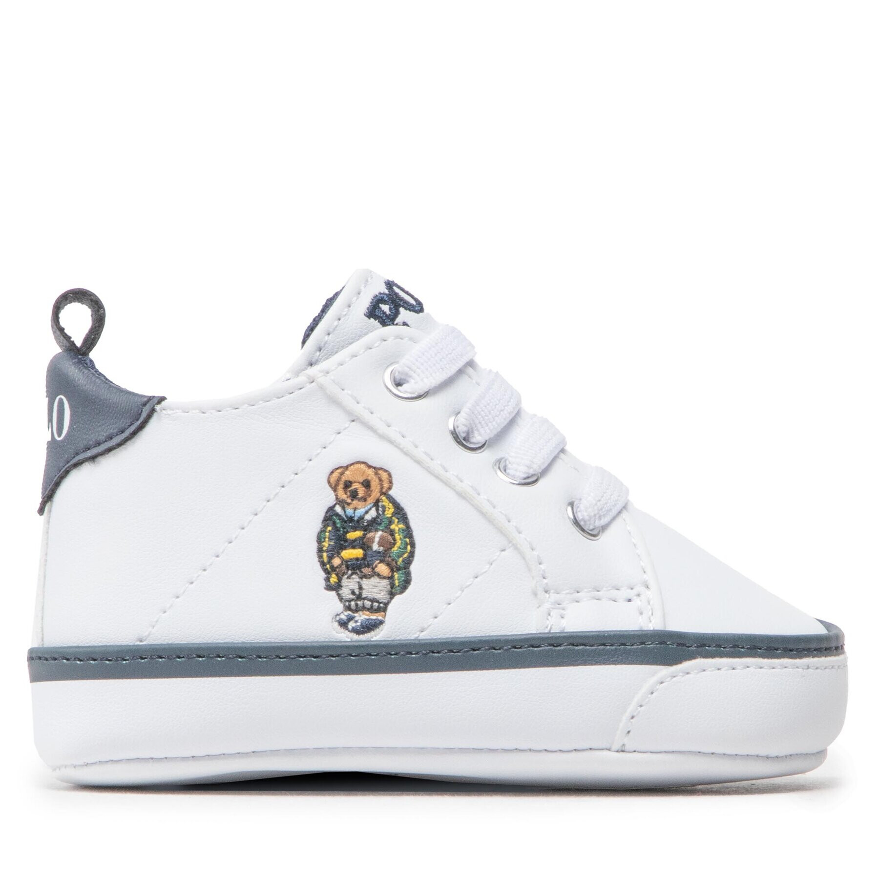 Polo Ralph Lauren Обувки Quilton Bear Gore Hi RL100684 Бял - Pepit.bg