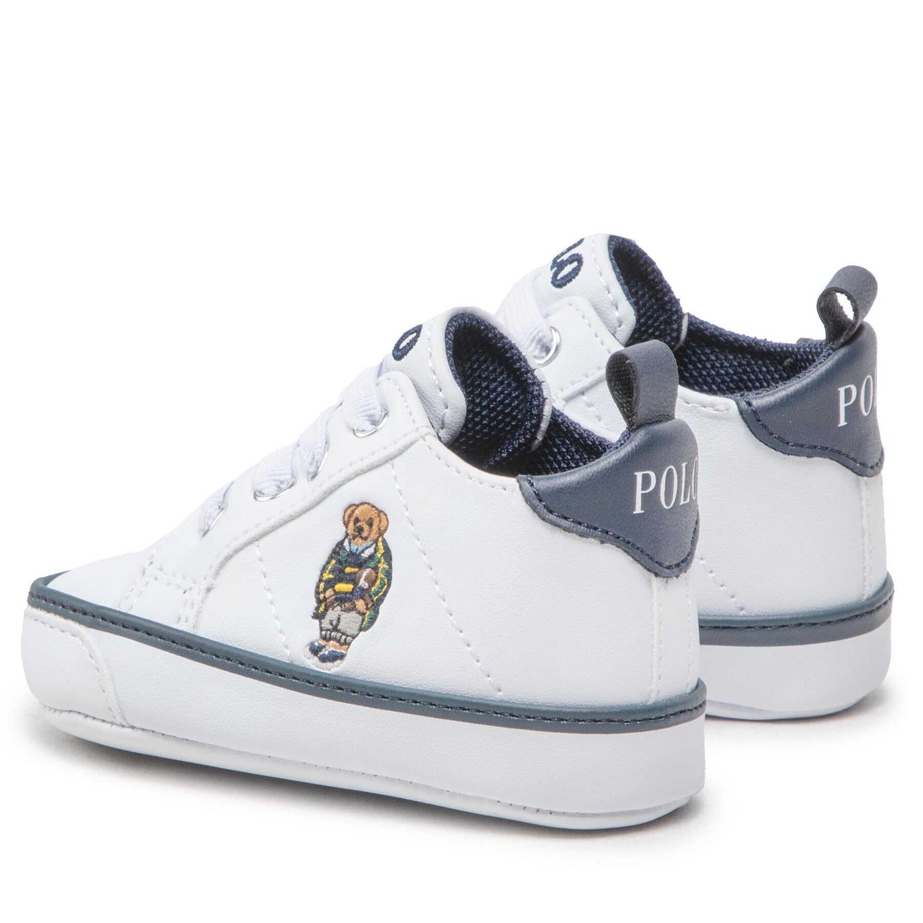 Polo Ralph Lauren Обувки Quilton Bear Gore Hi RL100684 Бял - Pepit.bg