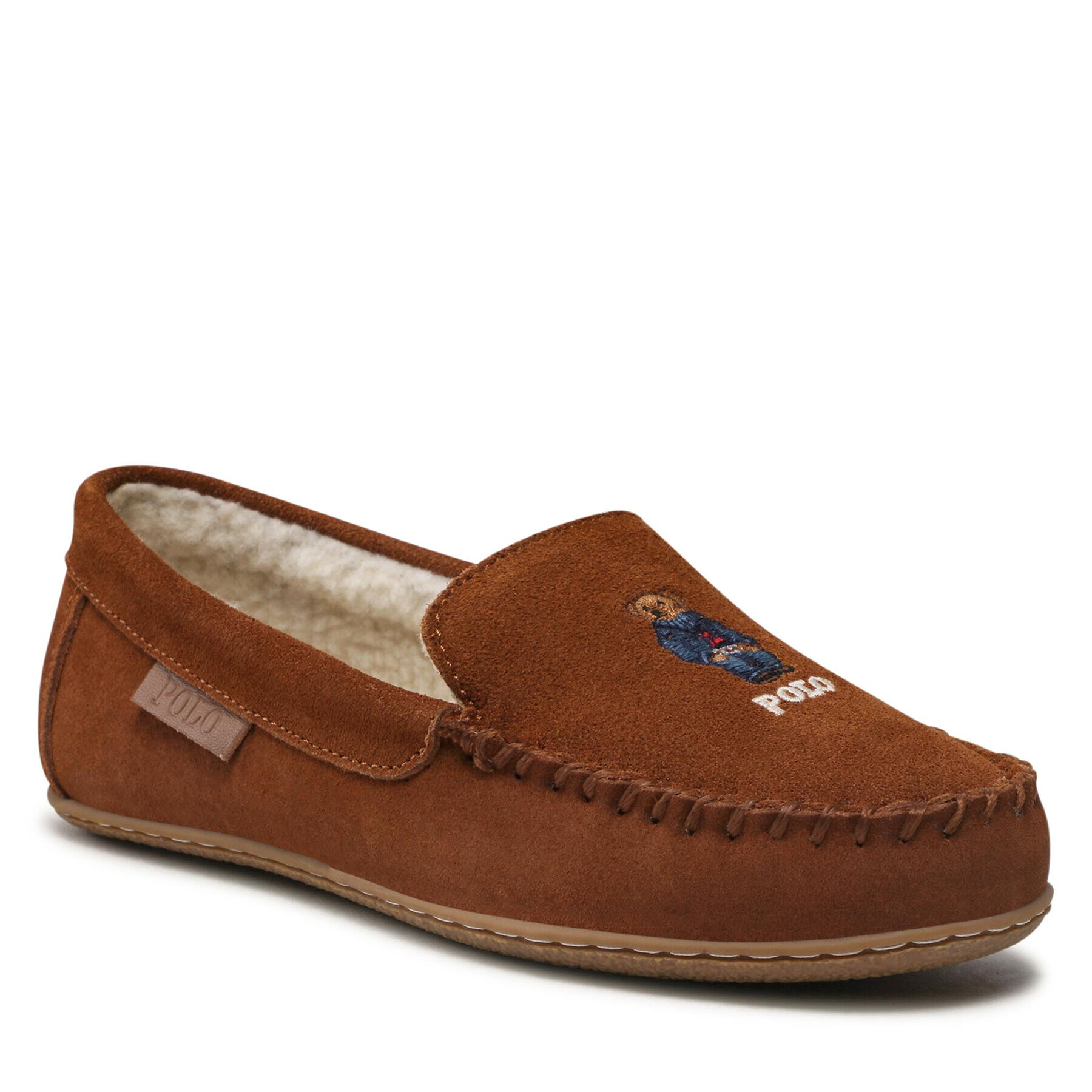 Polo Ralph Lauren Пантофи Collins Bear RF103883 Кафяв - Pepit.bg