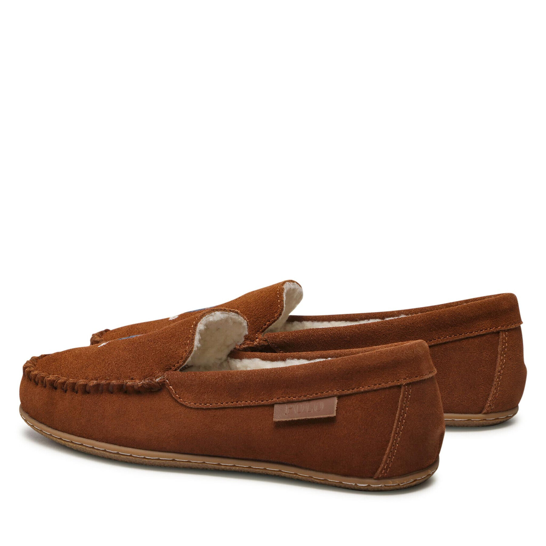 Polo Ralph Lauren Пантофи Collins Bear RF103883 Кафяв - Pepit.bg