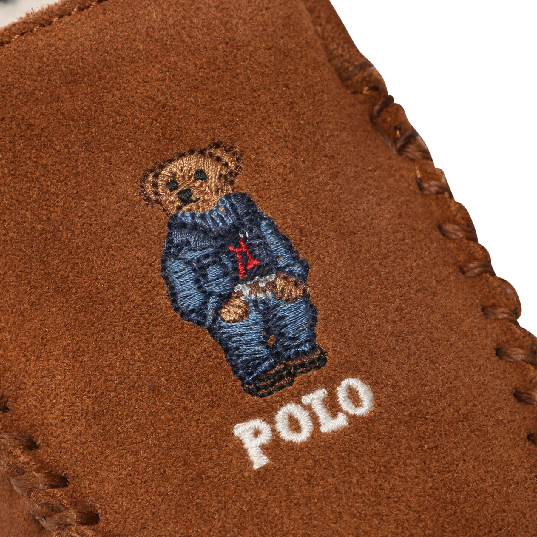 Polo Ralph Lauren Пантофи Collins Bear RF103883 Кафяв - Pepit.bg